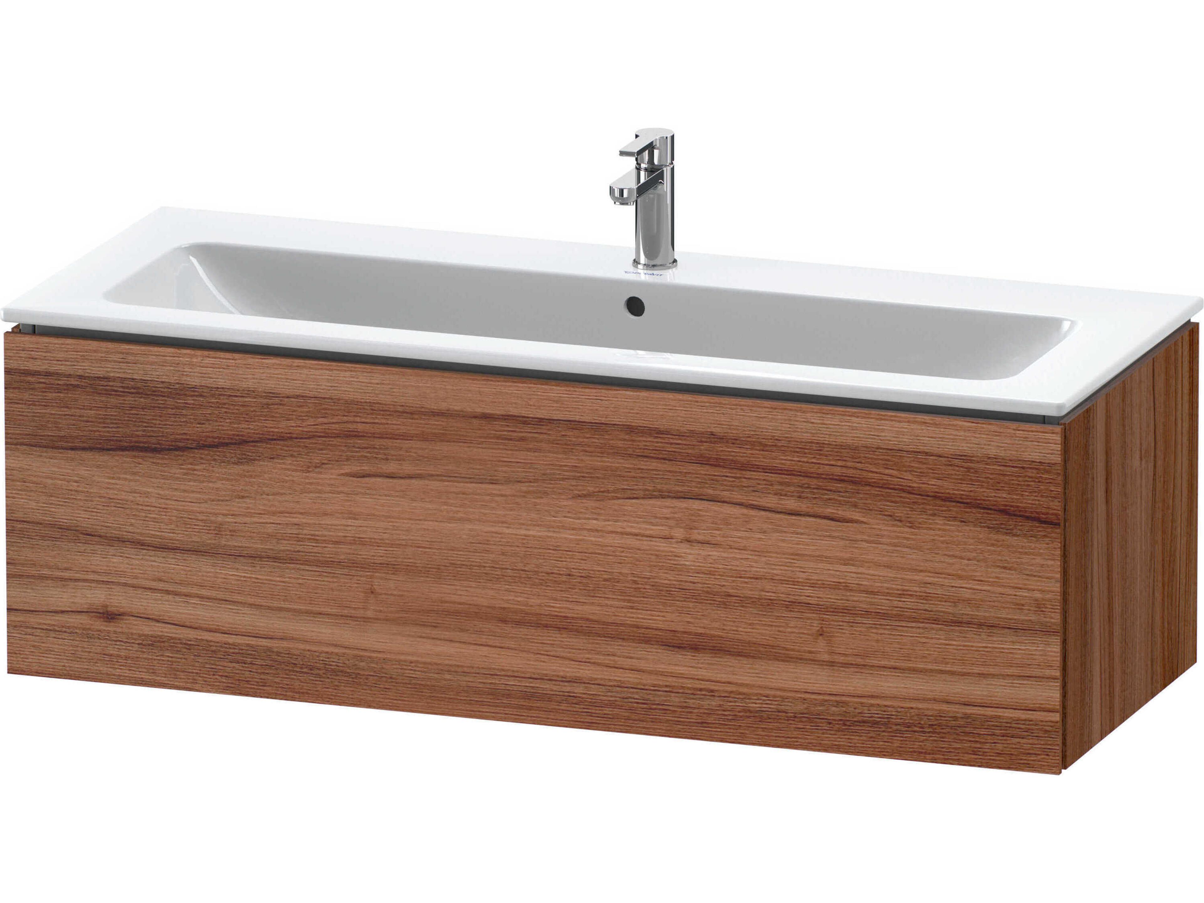 Duravit L-cube 48'' Walnut Matt Wall-Mounted Vanity Unit