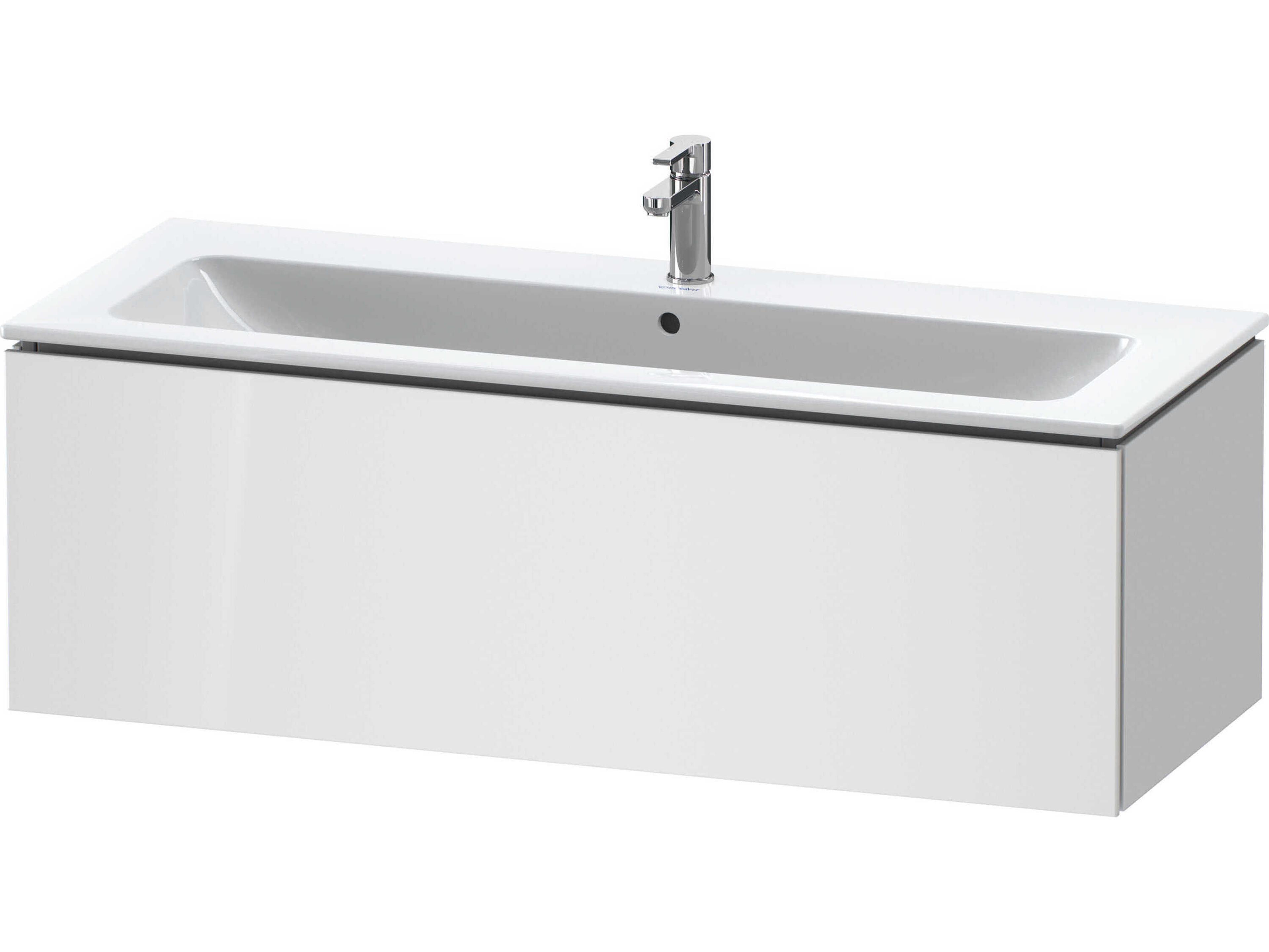 Duravit L-cube 48'' White High Gloss (Lacquer) Wall-Mounted Vanity Unit