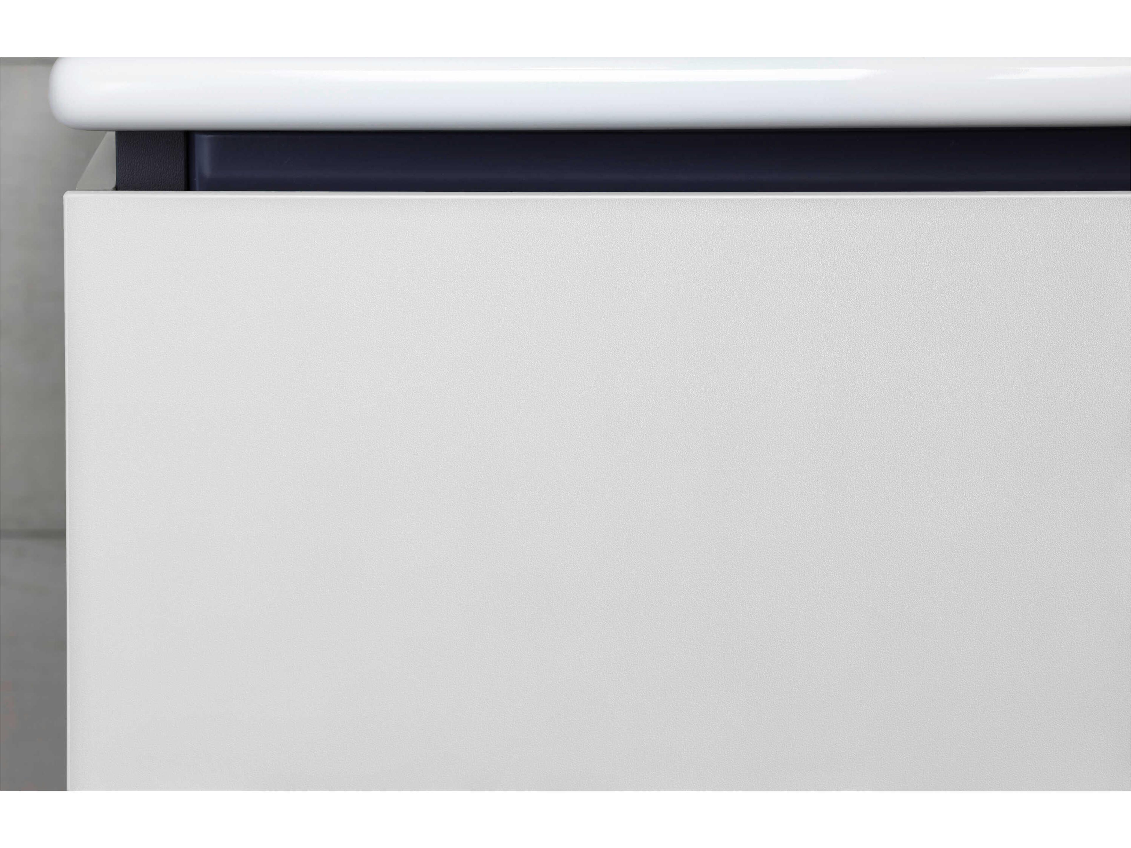 Duravit L-cube 40'' Two Drawer Natural Oak Matt Wall-Mounted Vanity Unit