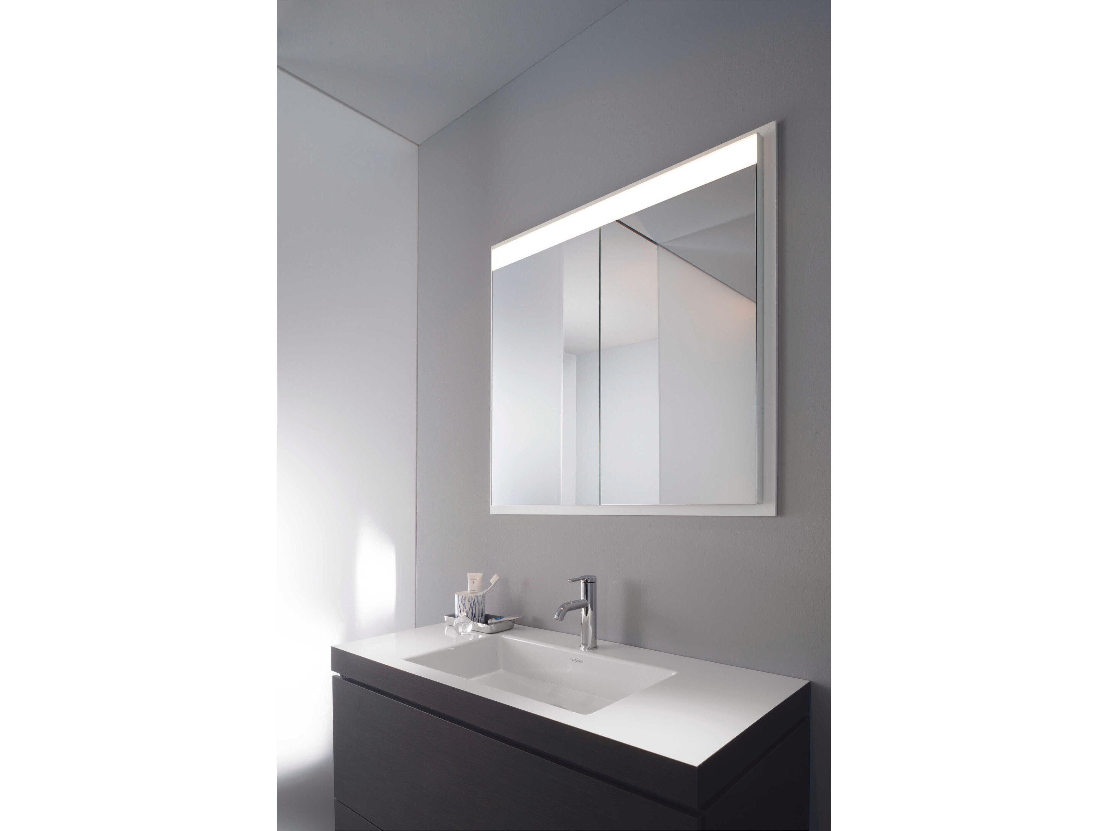 Duravit L-cube 39'' Two Drawer Black Oak Matt Wall-Mounted Vanity Unit