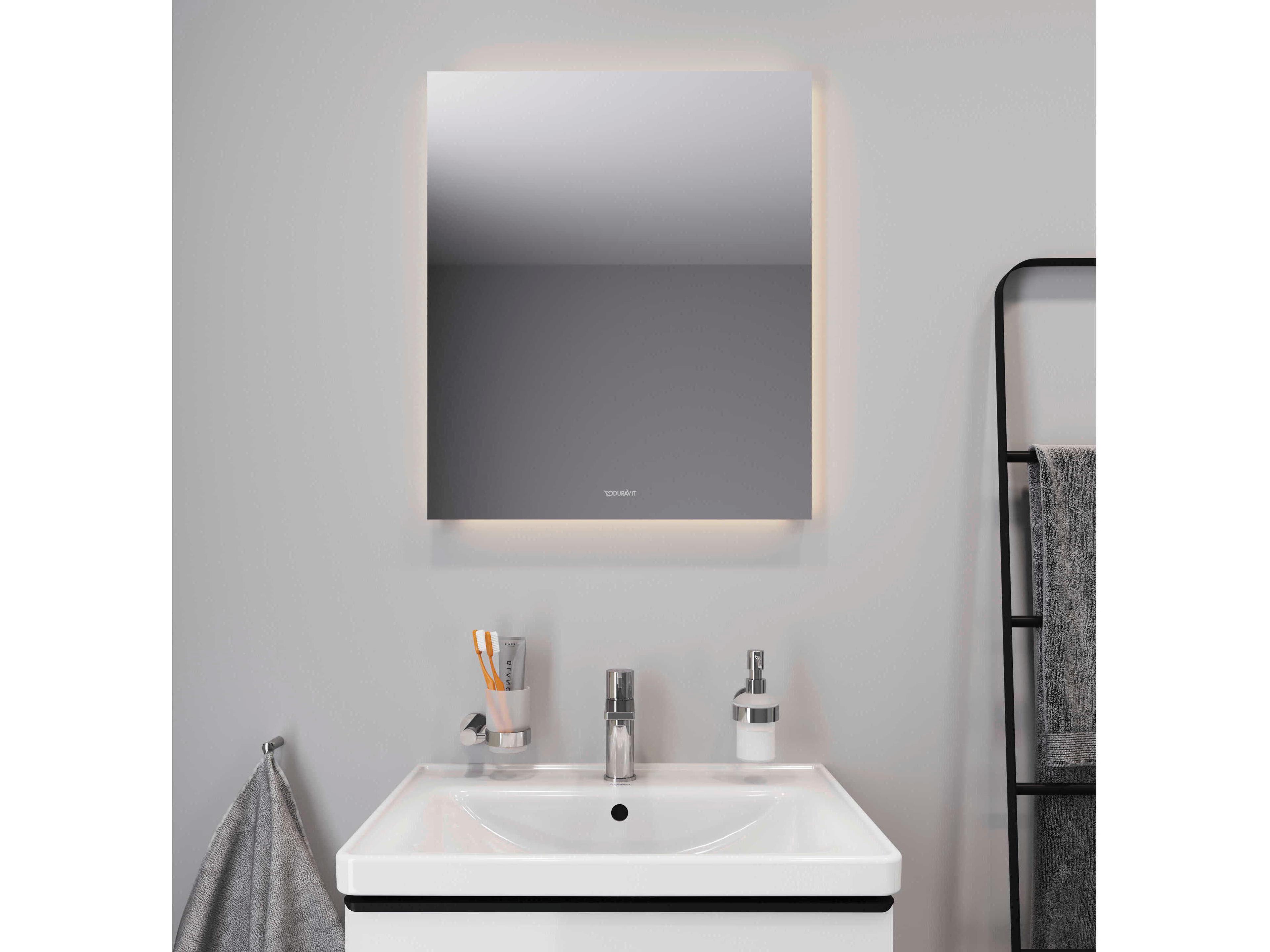 Duravit Light & Mirror 24'' White Matt Ambient-Light Standard LED Mirror