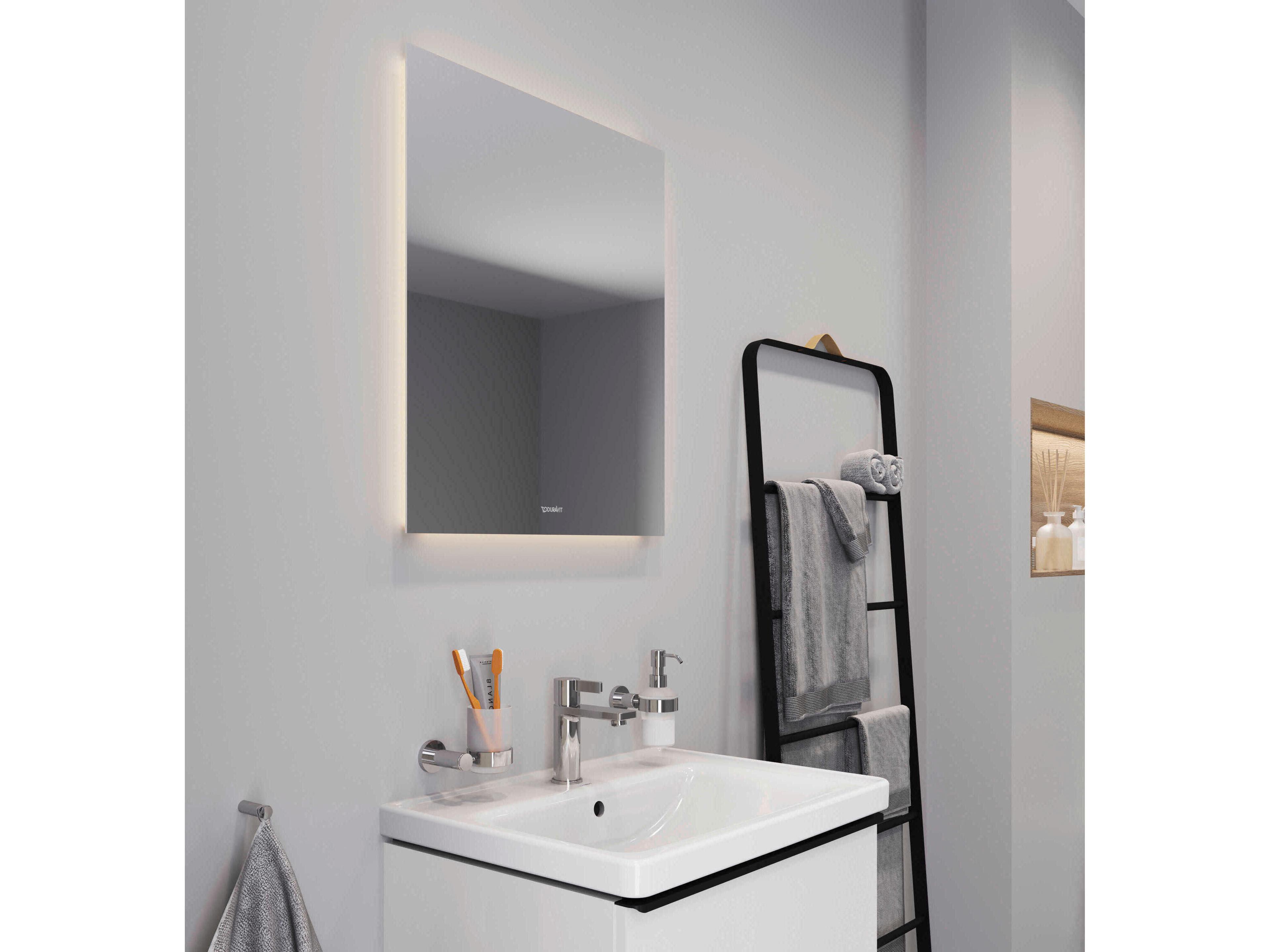 Duravit Light & Mirror 24'' White Matt Ambient-Light Standard LED Mirror