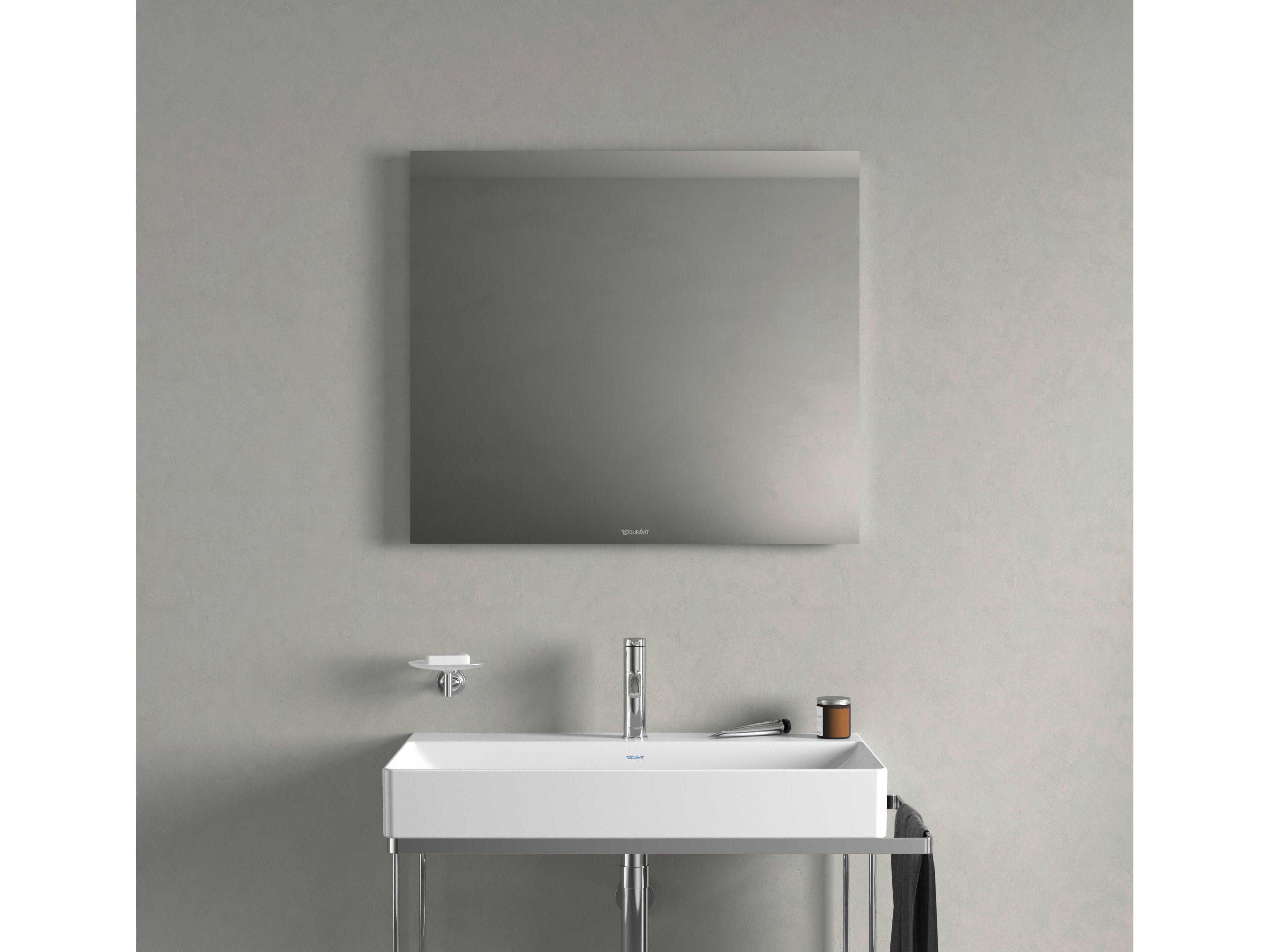 Duravit Light & Mirror 32'' White Matt Ambient-Light Standard LED Mirror