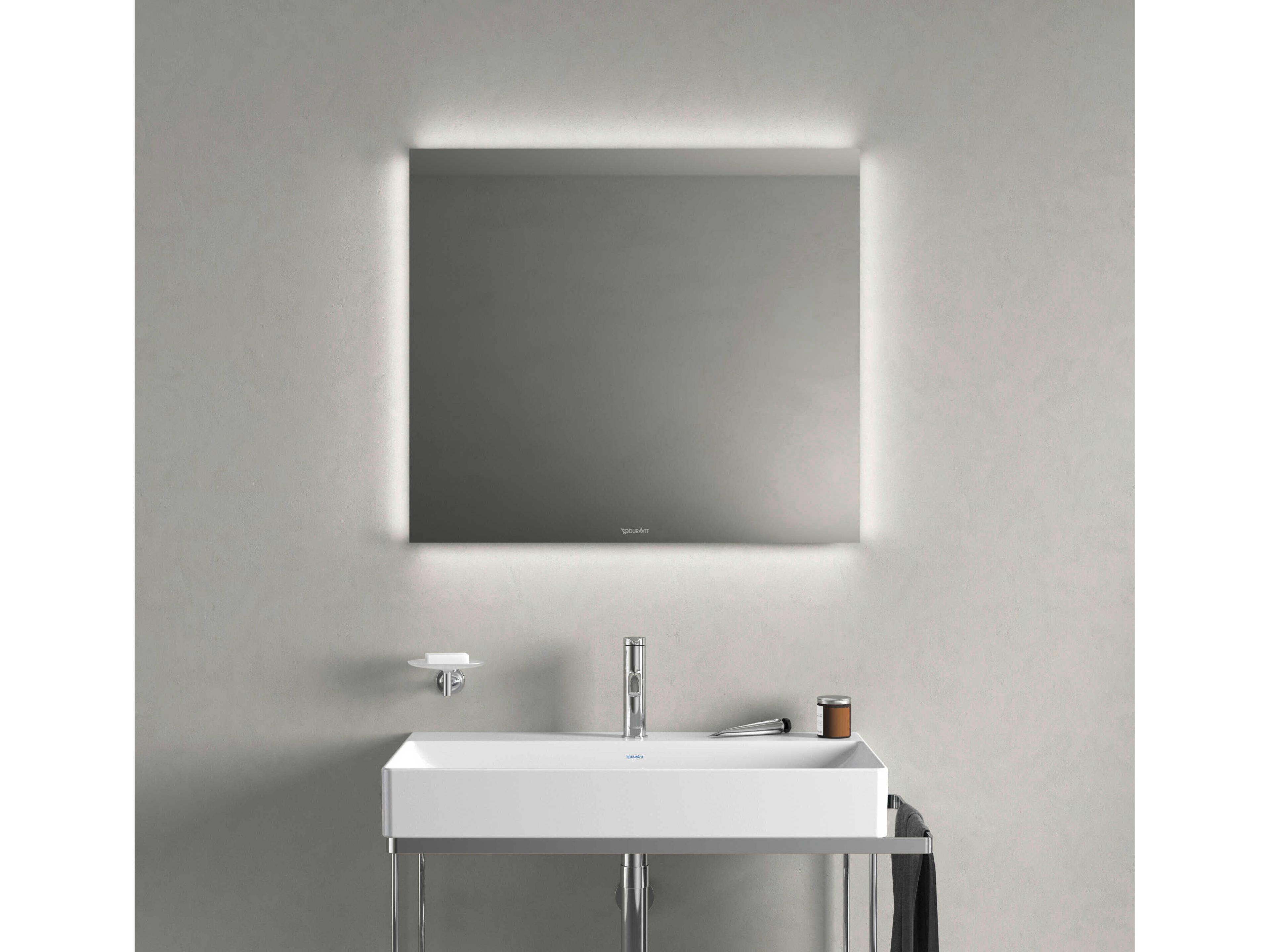 Duravit Light & Mirror 32'' White Matt Ambient-Light Standard LED Mirror