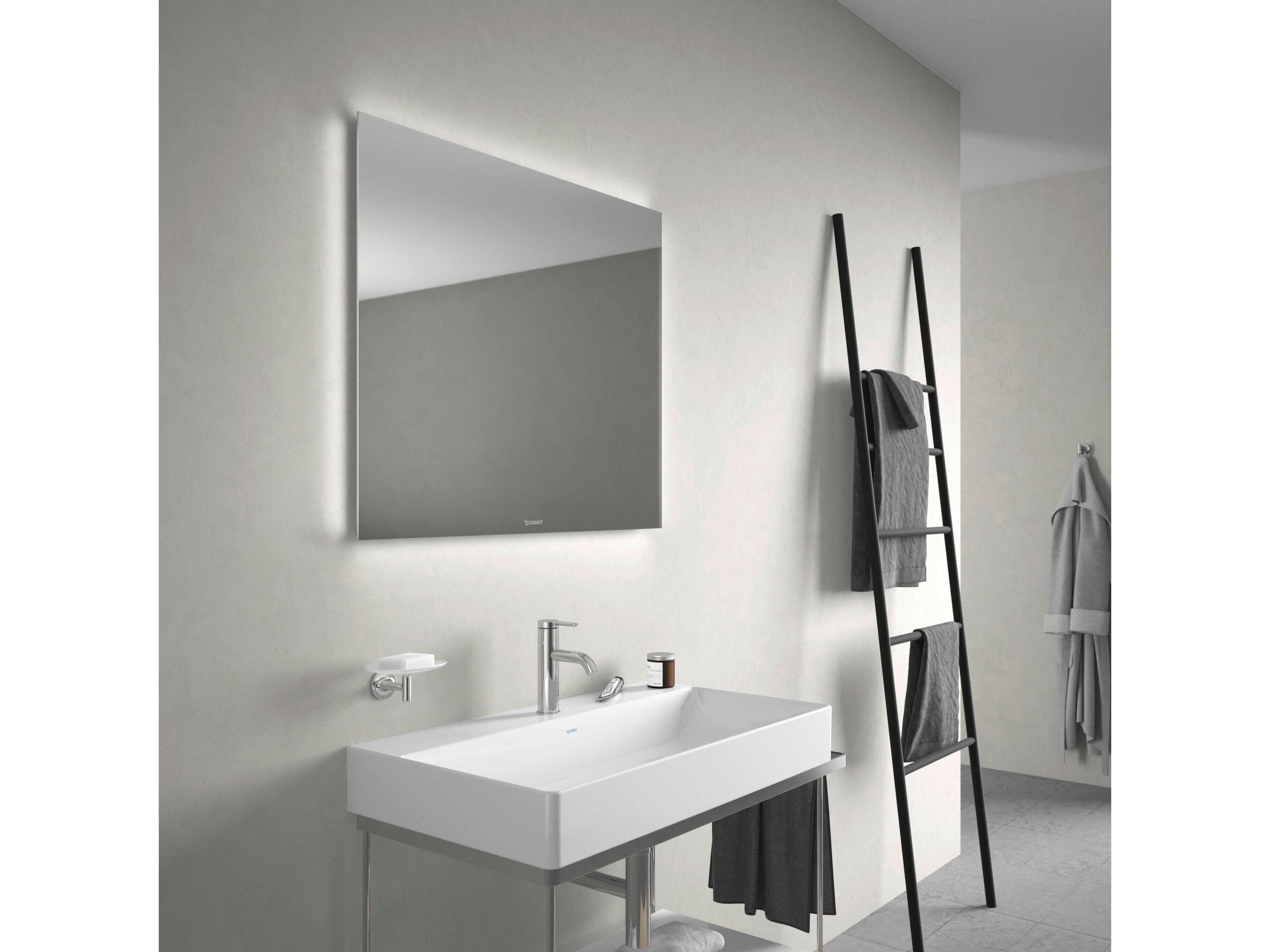 Duravit Light & Mirror 32'' White Matt Ambient-Light Standard LED Mirror