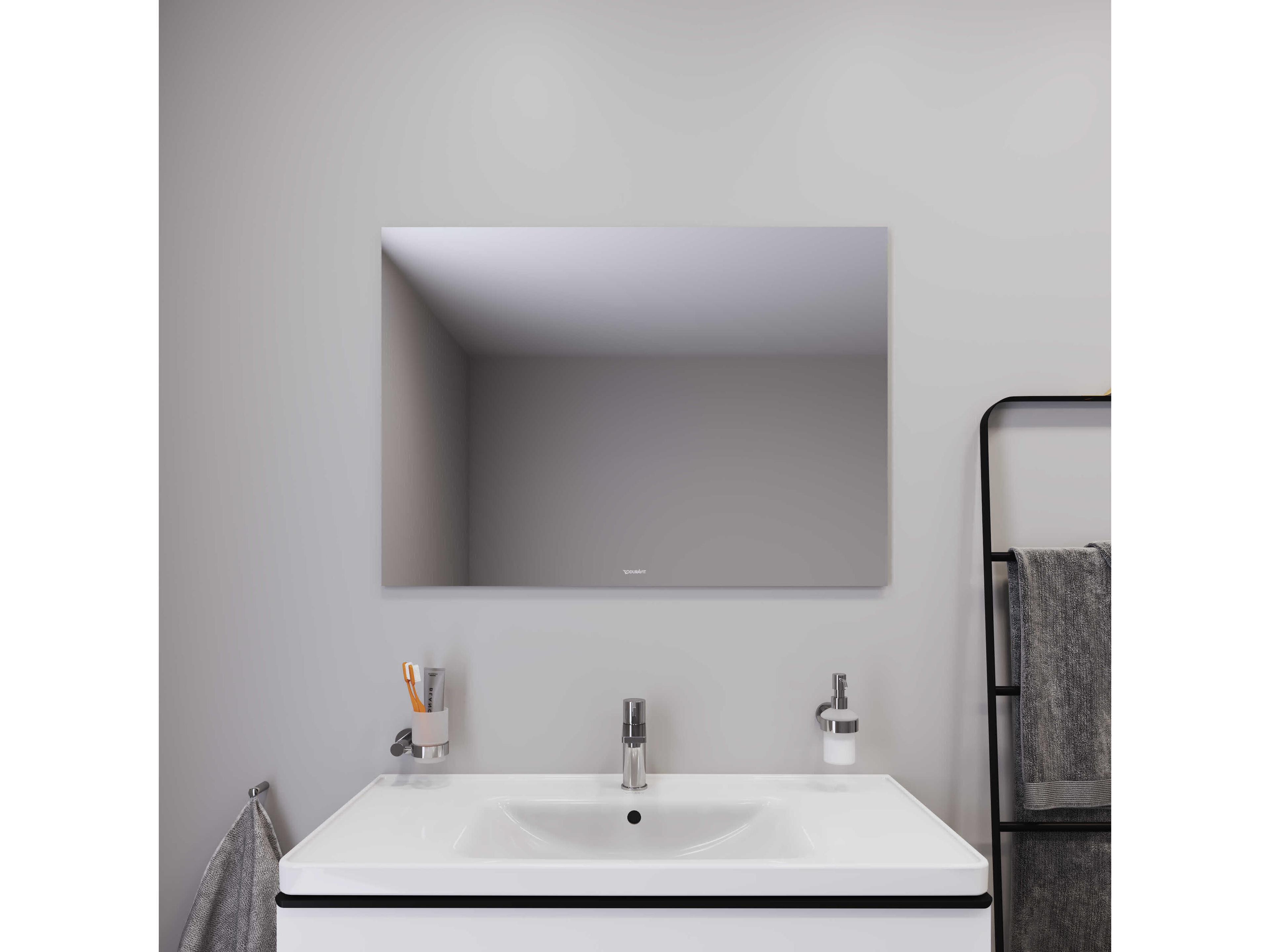 Duravit Light & Mirror 39'' White Matt Ambient-Light Standard LED Mirror