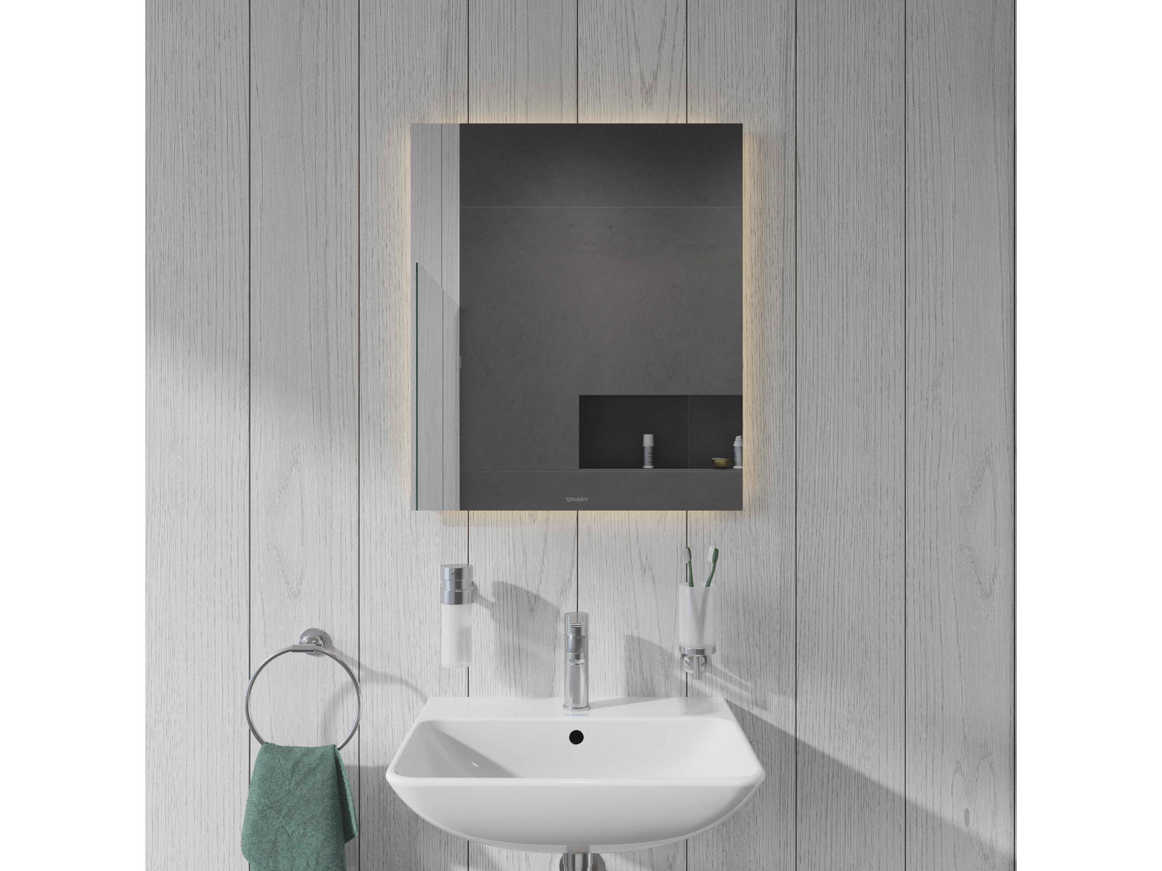 Duravit Light & Mirror 24'' White Matt Sensor-Control LED Mirror