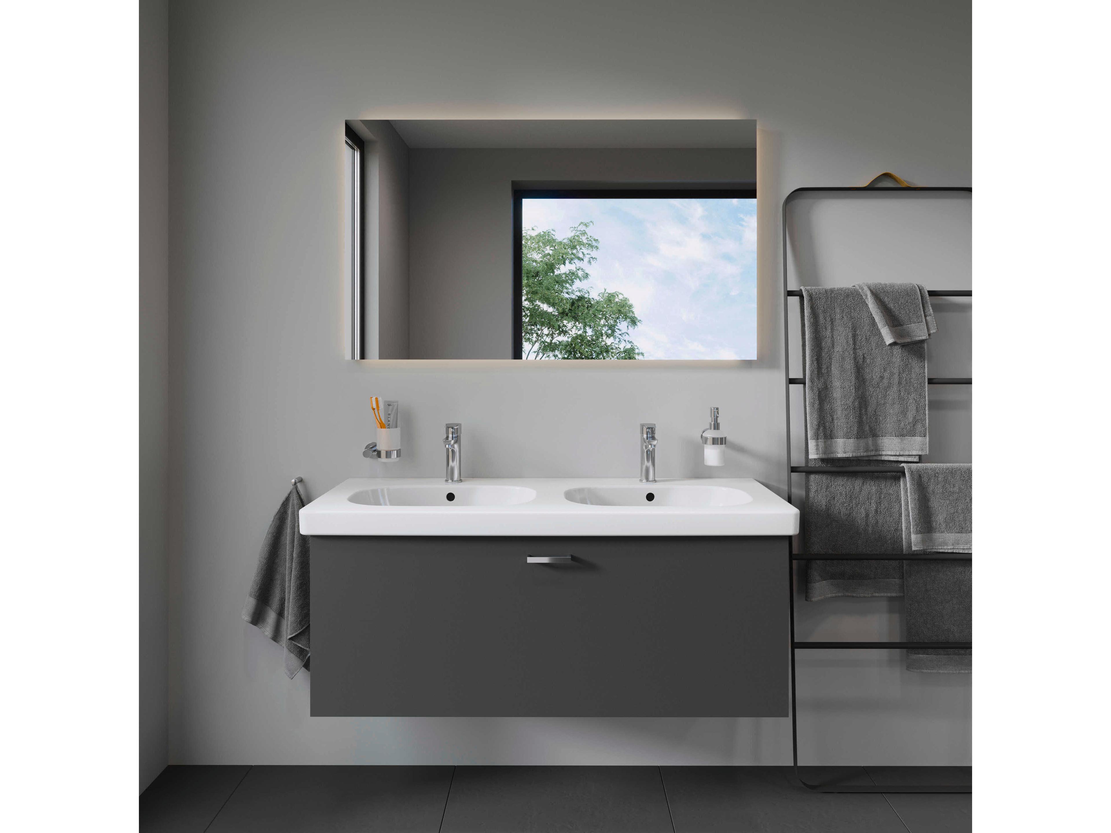 Duravit Light & Mirror 47'' White Matt Sensor-Control LED Mirror