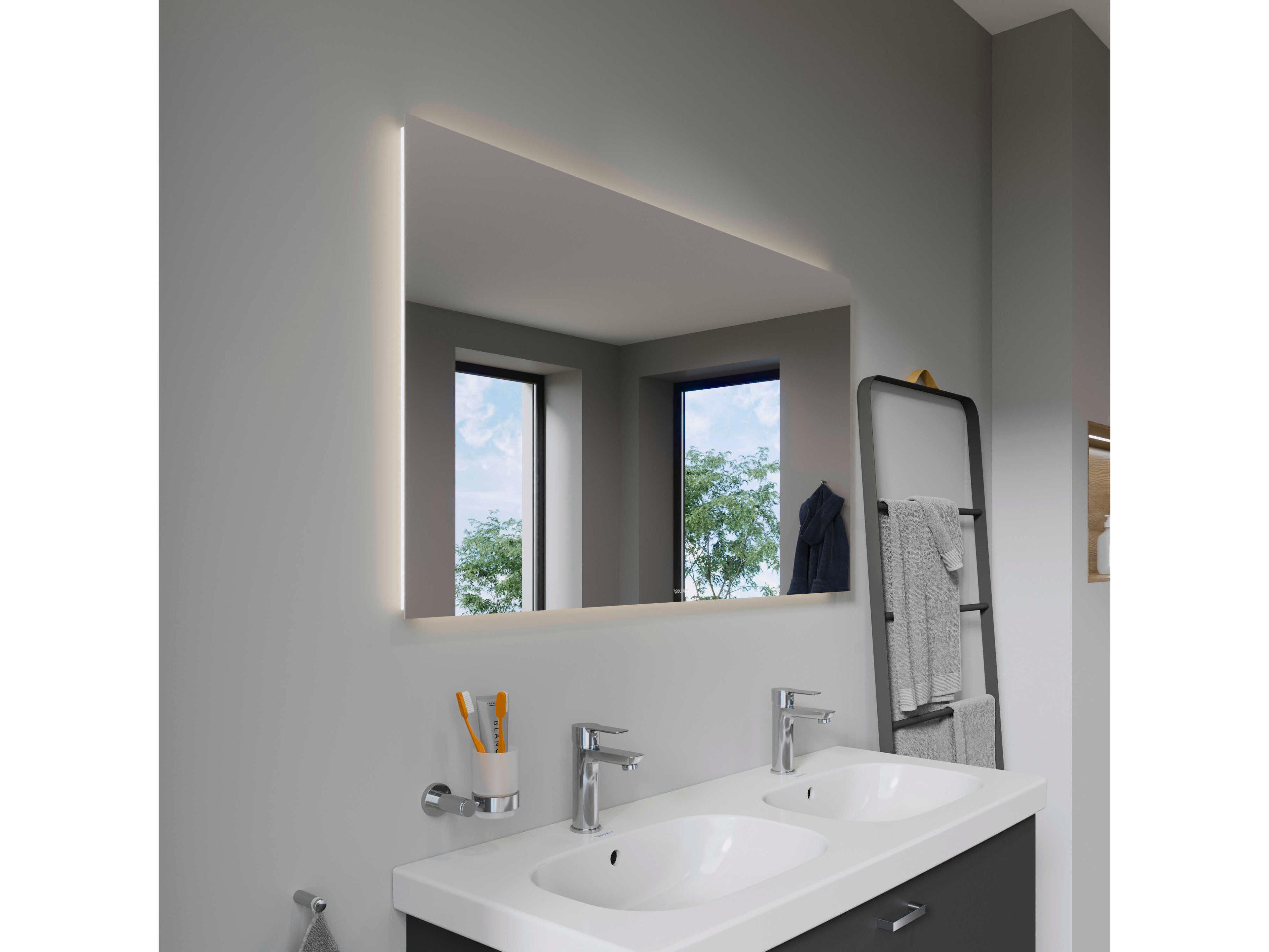 Duravit Light & Mirror 47'' White Matt Sensor-Control LED Mirror