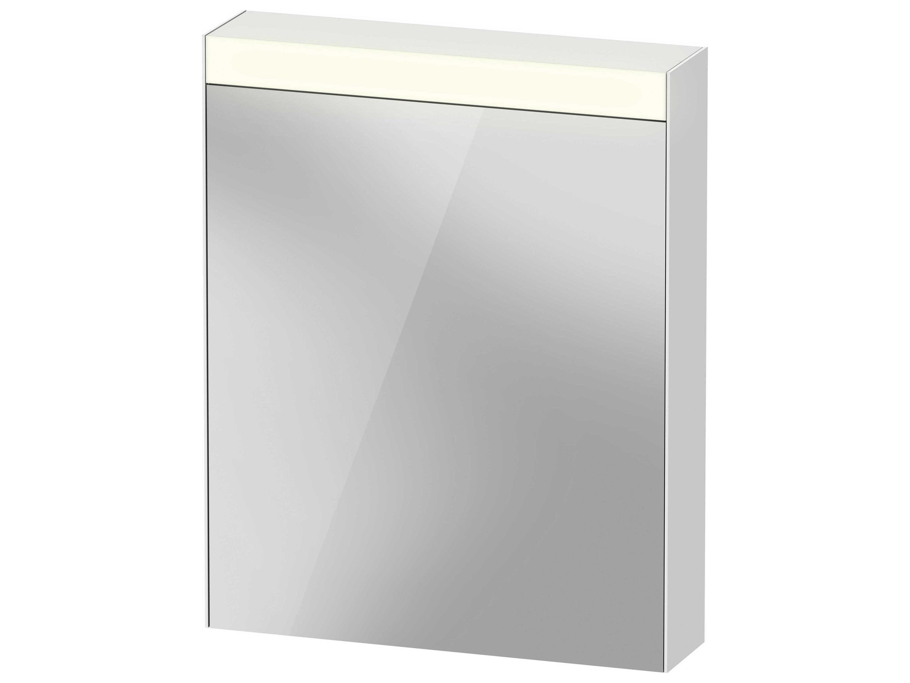 Light & Mirror 24'' White LED Mirror Cabinet - Right Side Hinge