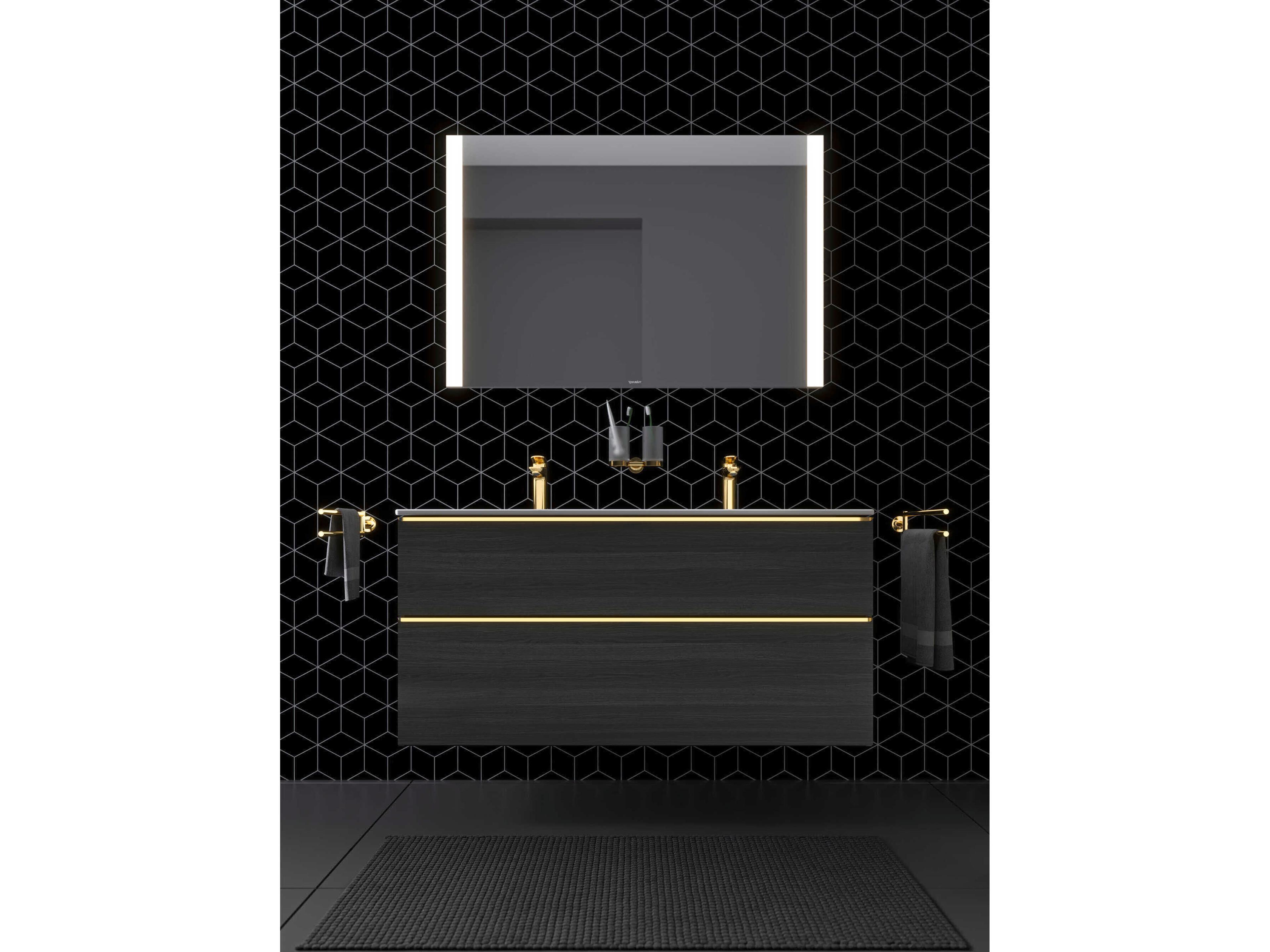 Duravit Light & Mirror 47'' White Matt  Side-Edge Lighting LED Mirror - With Sensor Switch