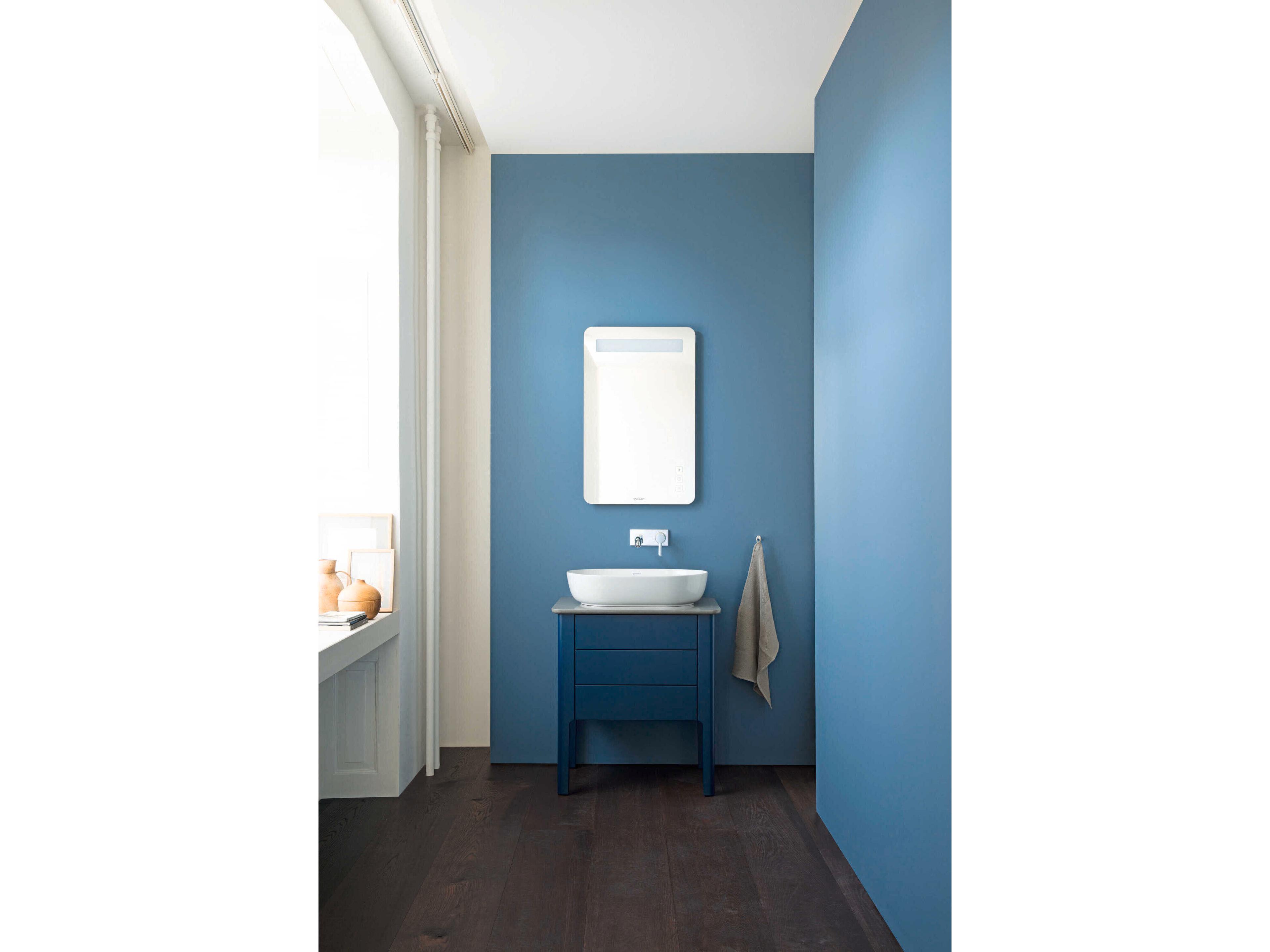 Duravit Luv 27'' Stone Gray Polished Vanity Top Only