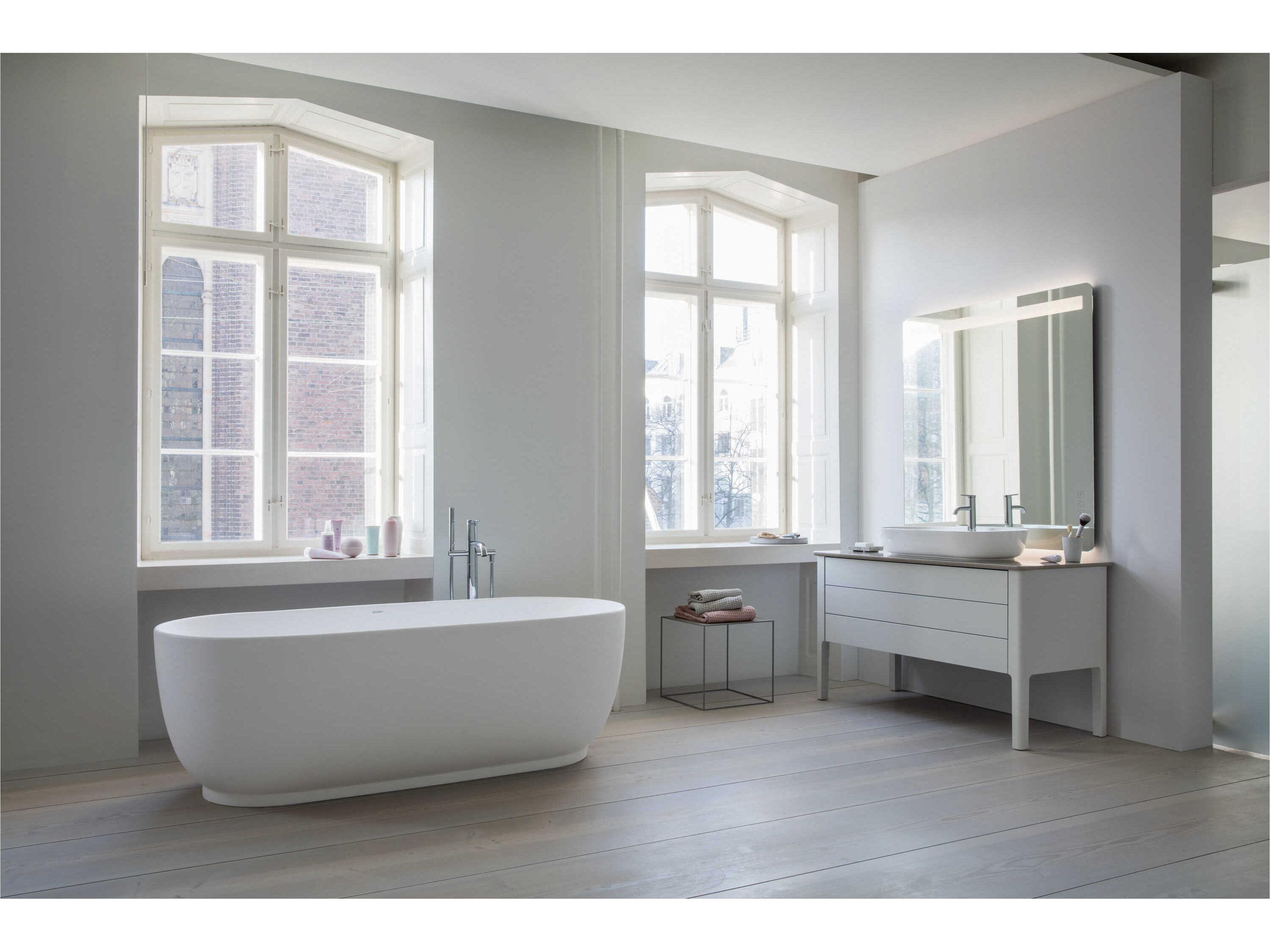 Duravit Luv 55'' Stone Sand Polished Vanity Top Only