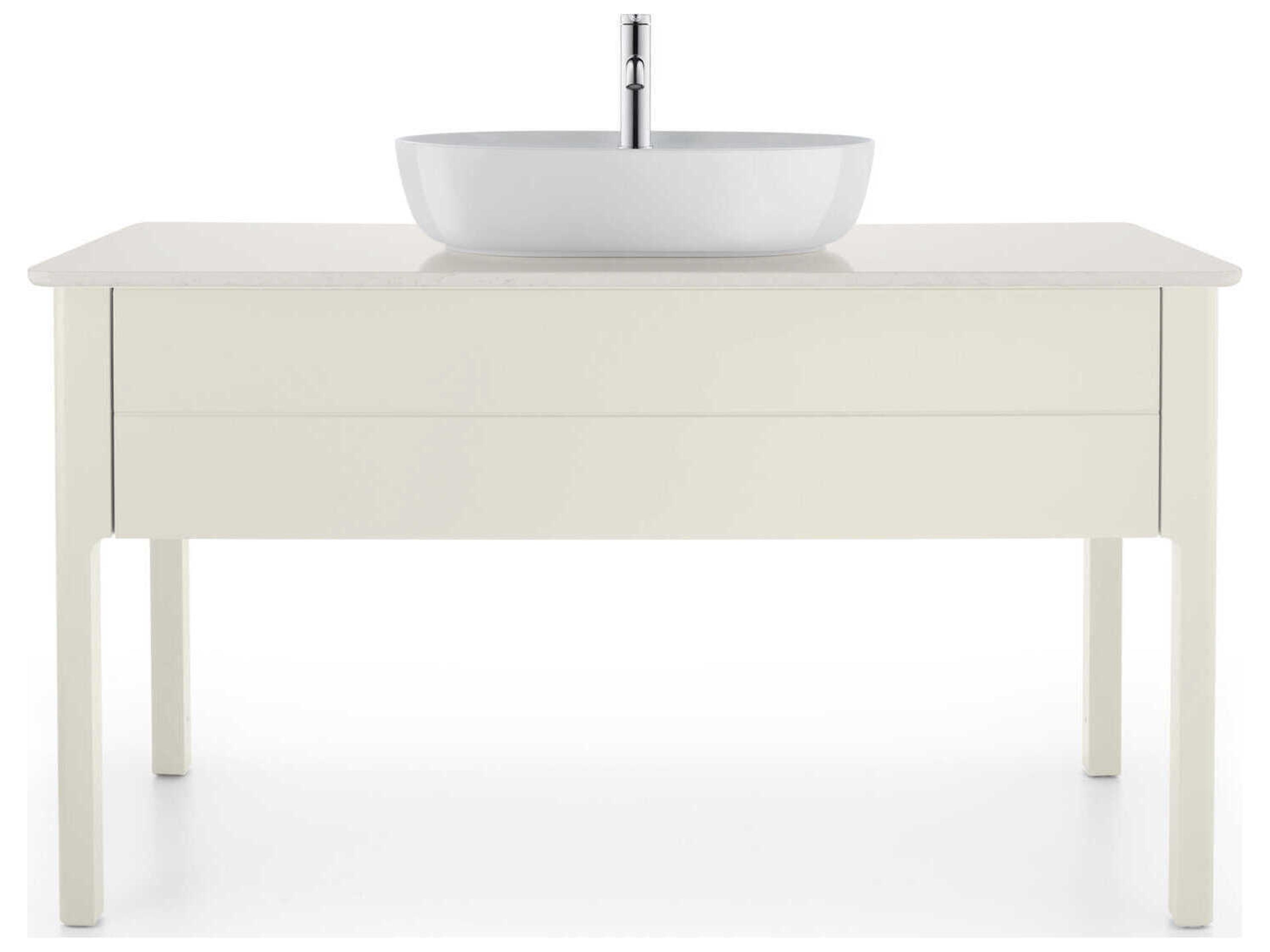 Duravit Luv 55'' Stone Sand Polished Vanity Top Only