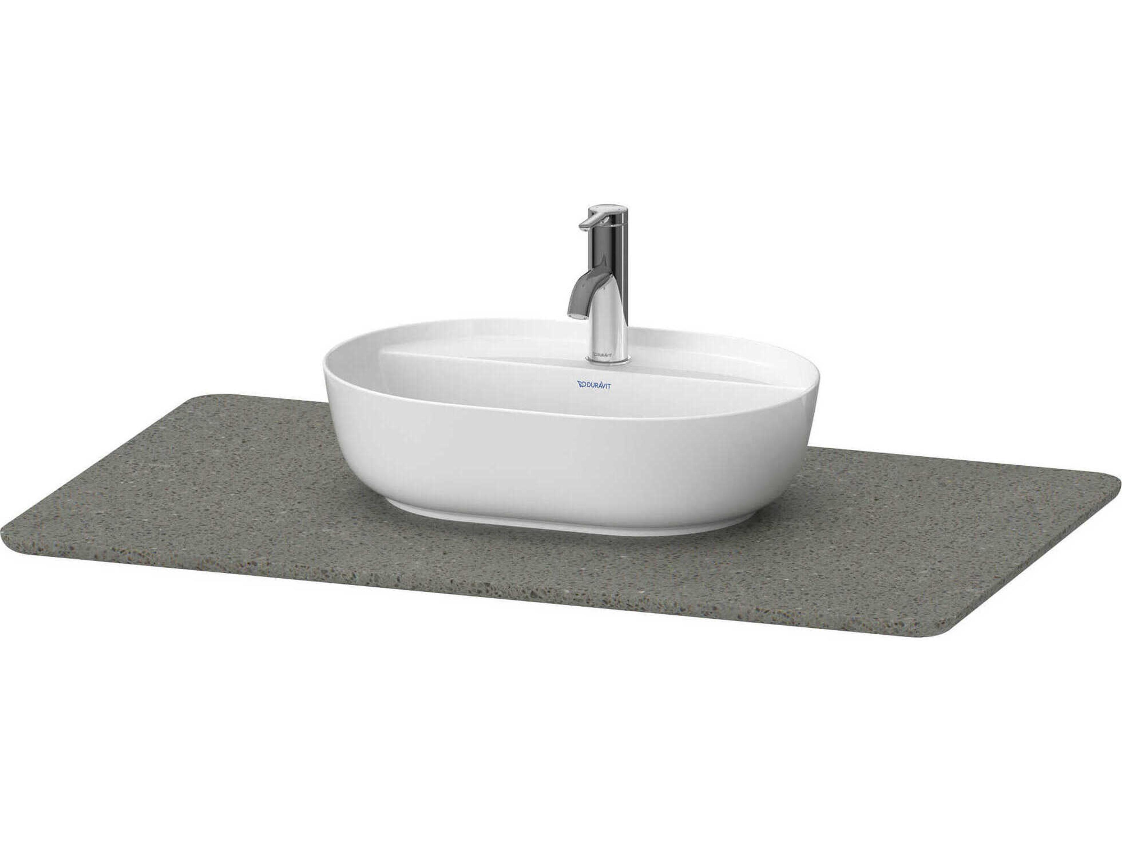 Luv 39'' Stone Sand Polished Vanity Top Only