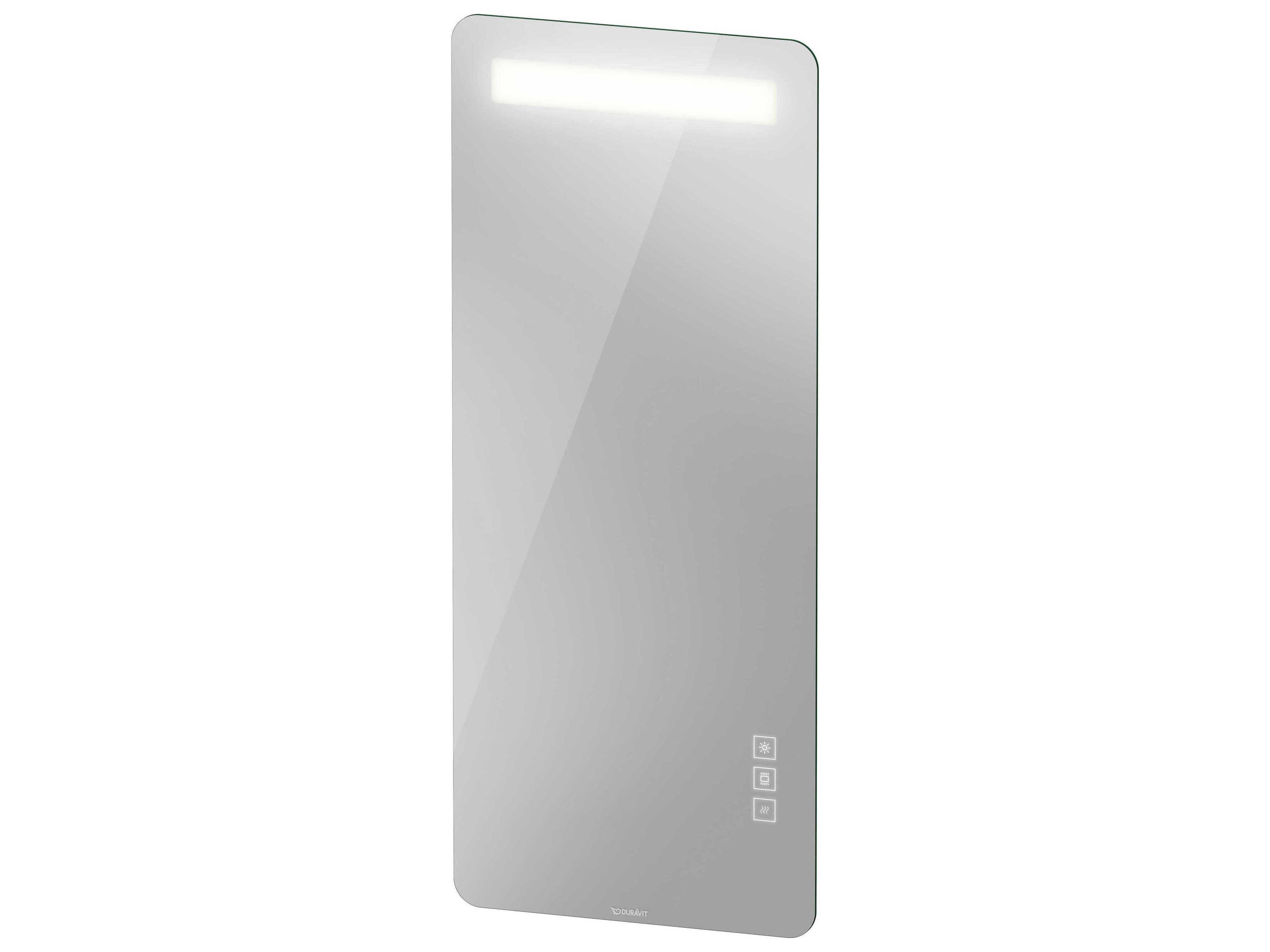 Luv 20'' White Aluminium Sensor- Control LED Mirror
