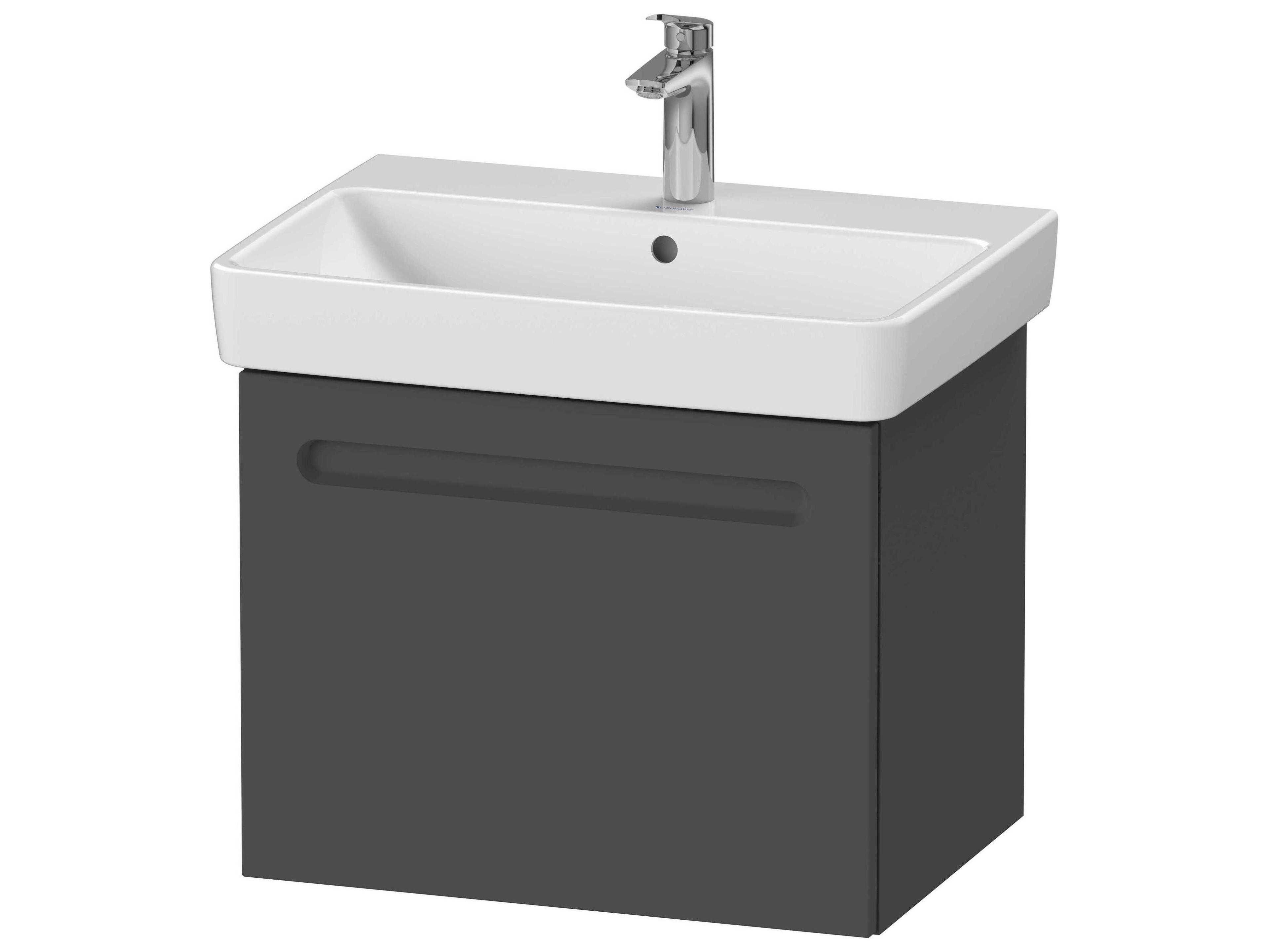 No.1 23'' Graphite Matt Wall-Mounted Vanity