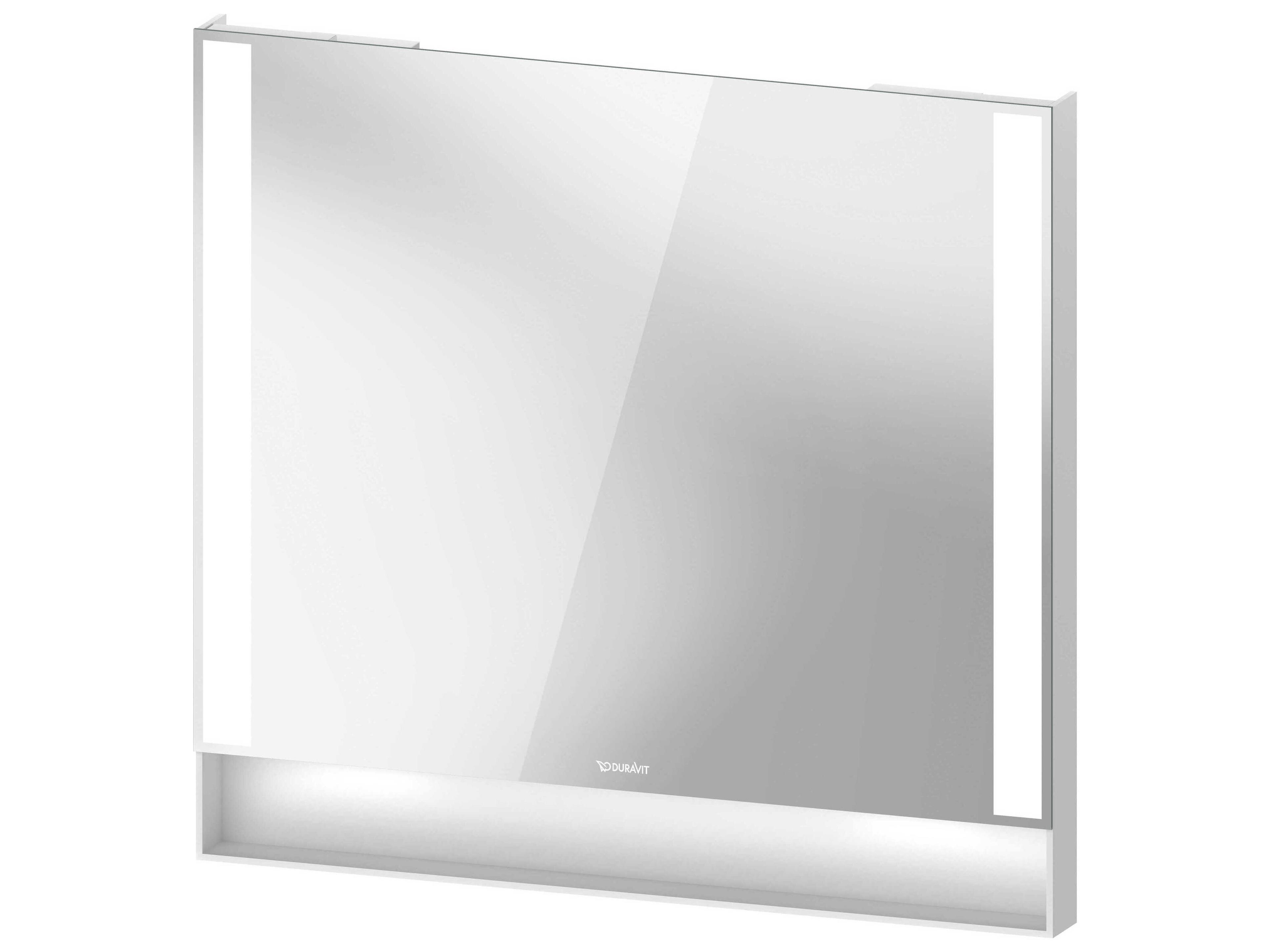 Qatego 32'' White Matt Wall Mirror