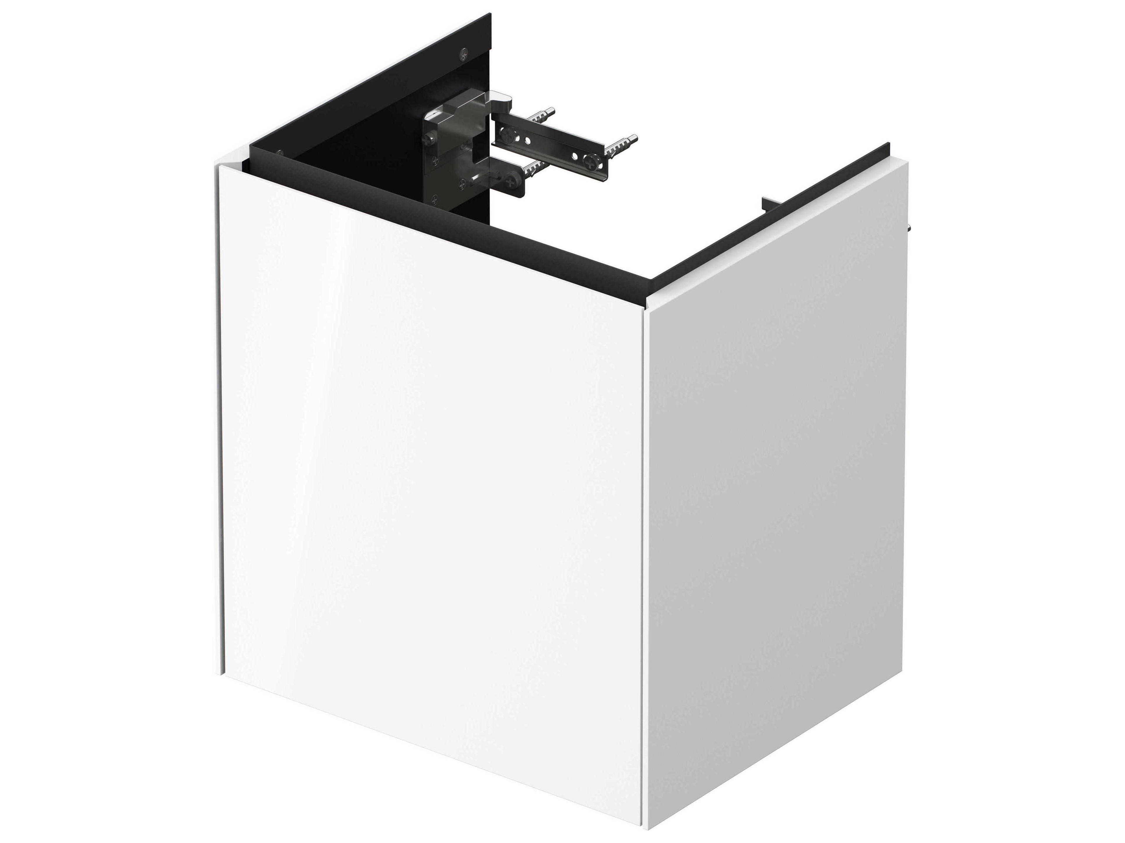 Duravit White Tulip 15'' White High Gloss Wall-Mounted Vanity Unit - Left Hand Hinge