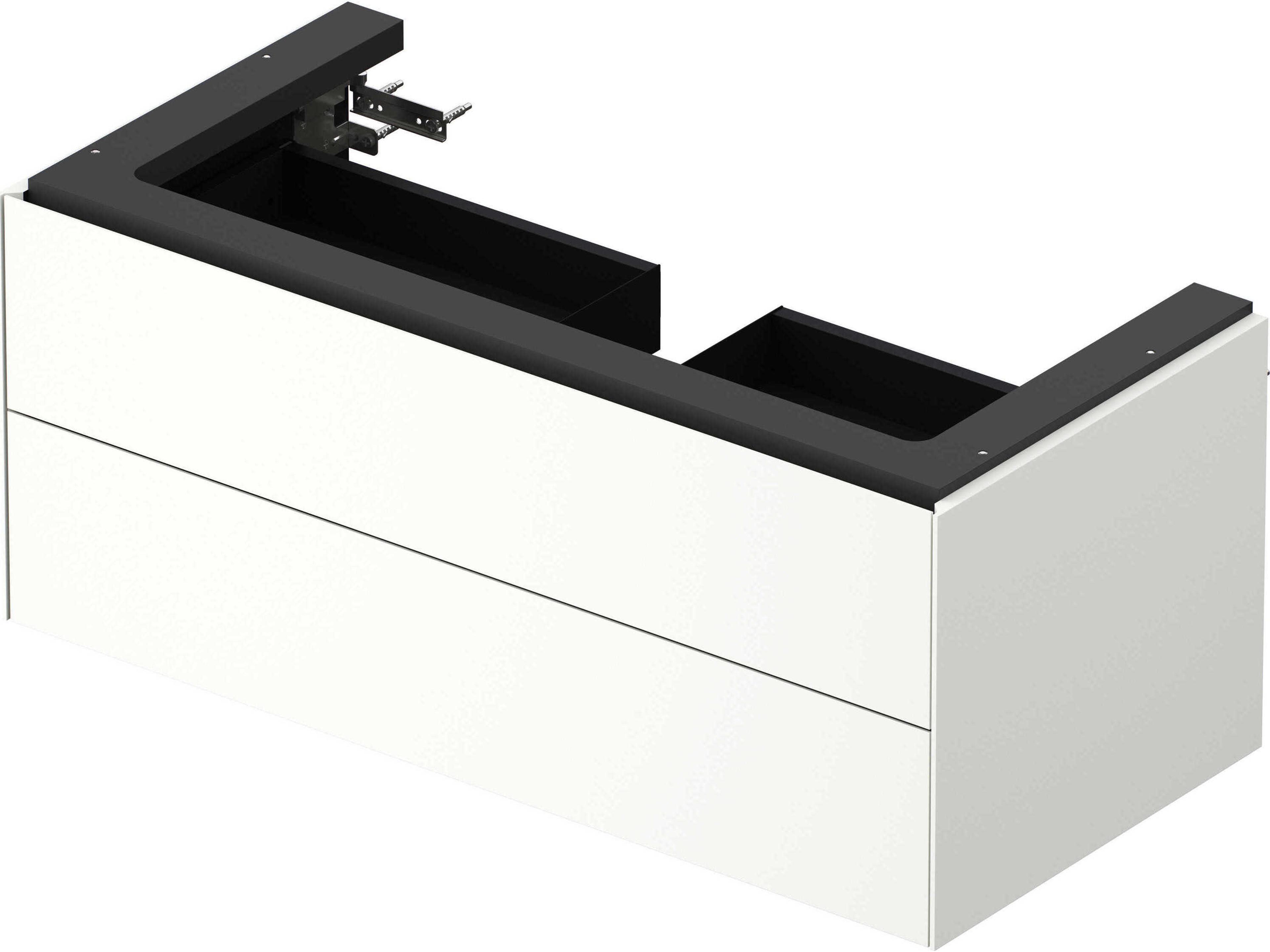 Duravit White Tulip 39'' White Satin Matte Wall-Mounted Vanity Unit