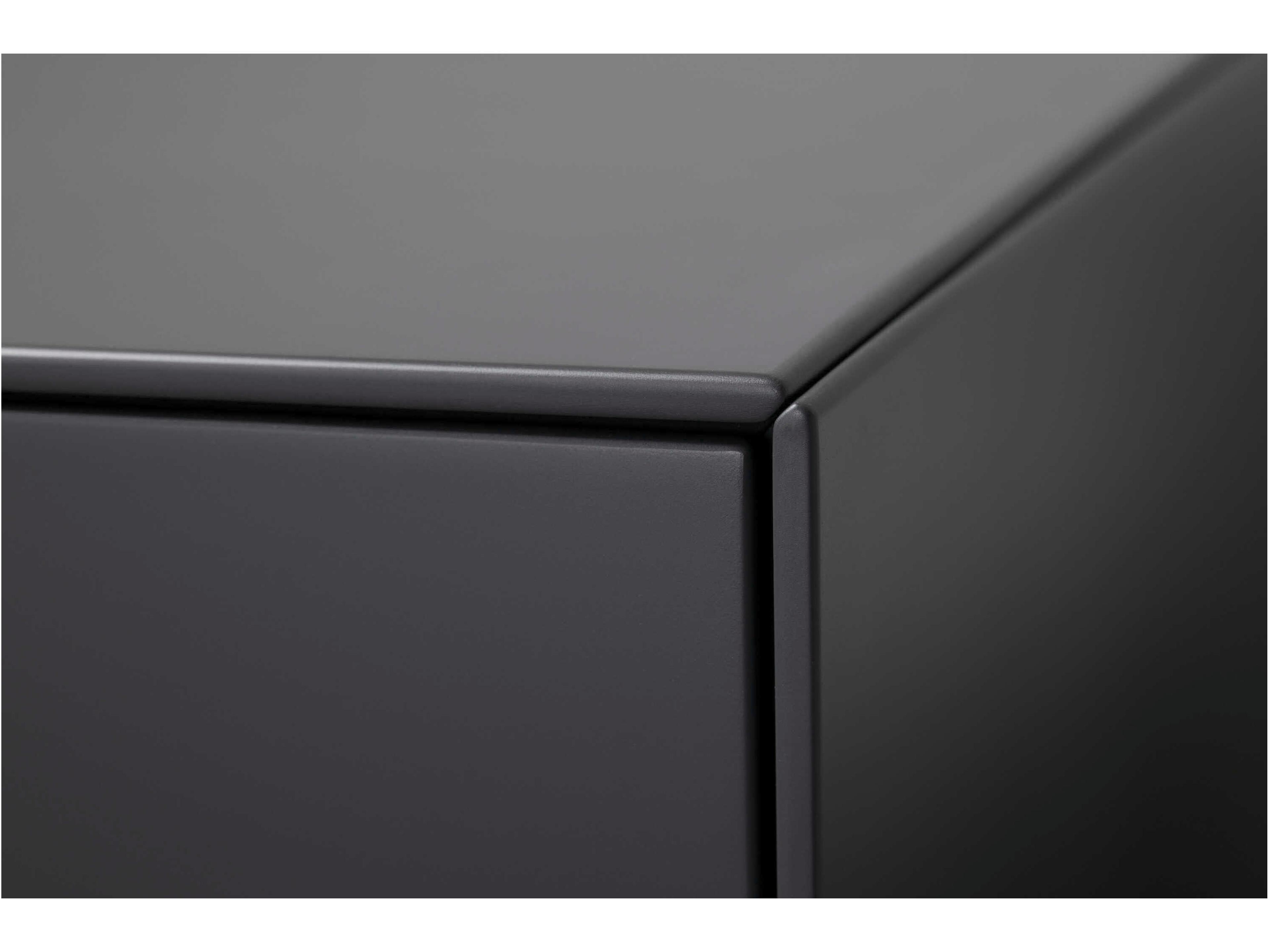 Duravit White Tulip 51'' Graphite Satin Matte Vanity Unit