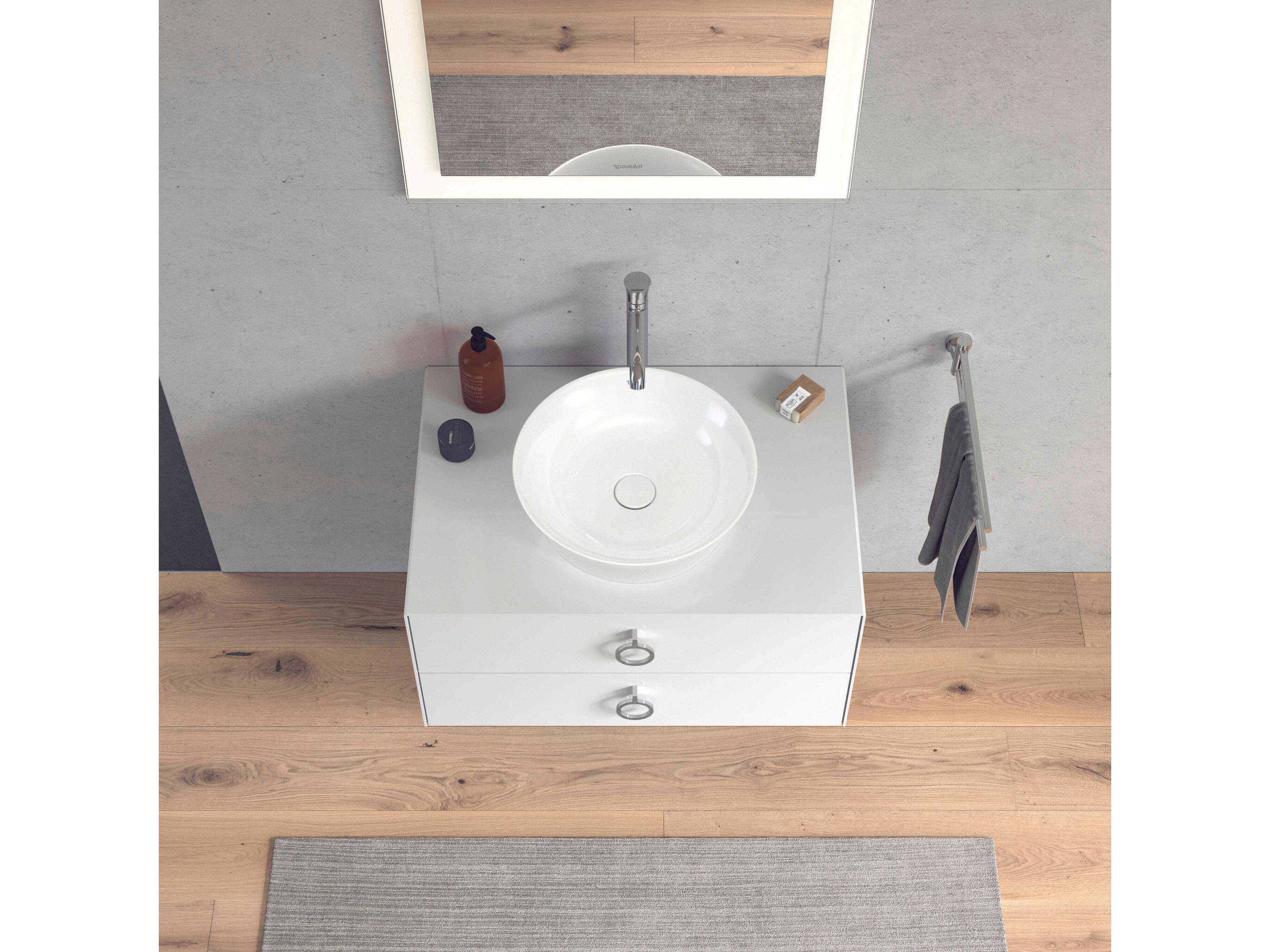 Duravit White Tulip 32'' White High Gloss Vanity Unit