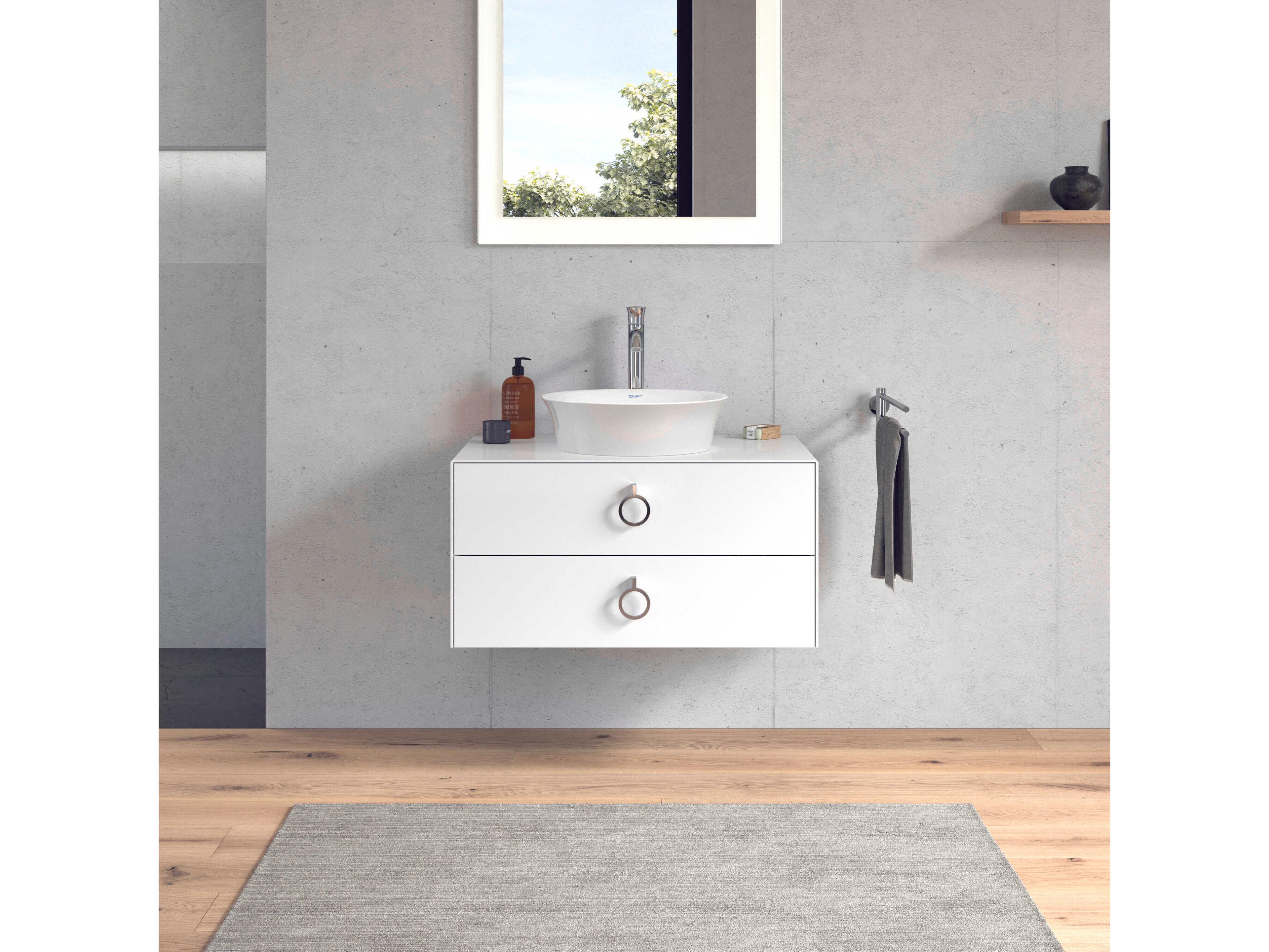 Duravit White Tulip 32'' White High Gloss Vanity Unit