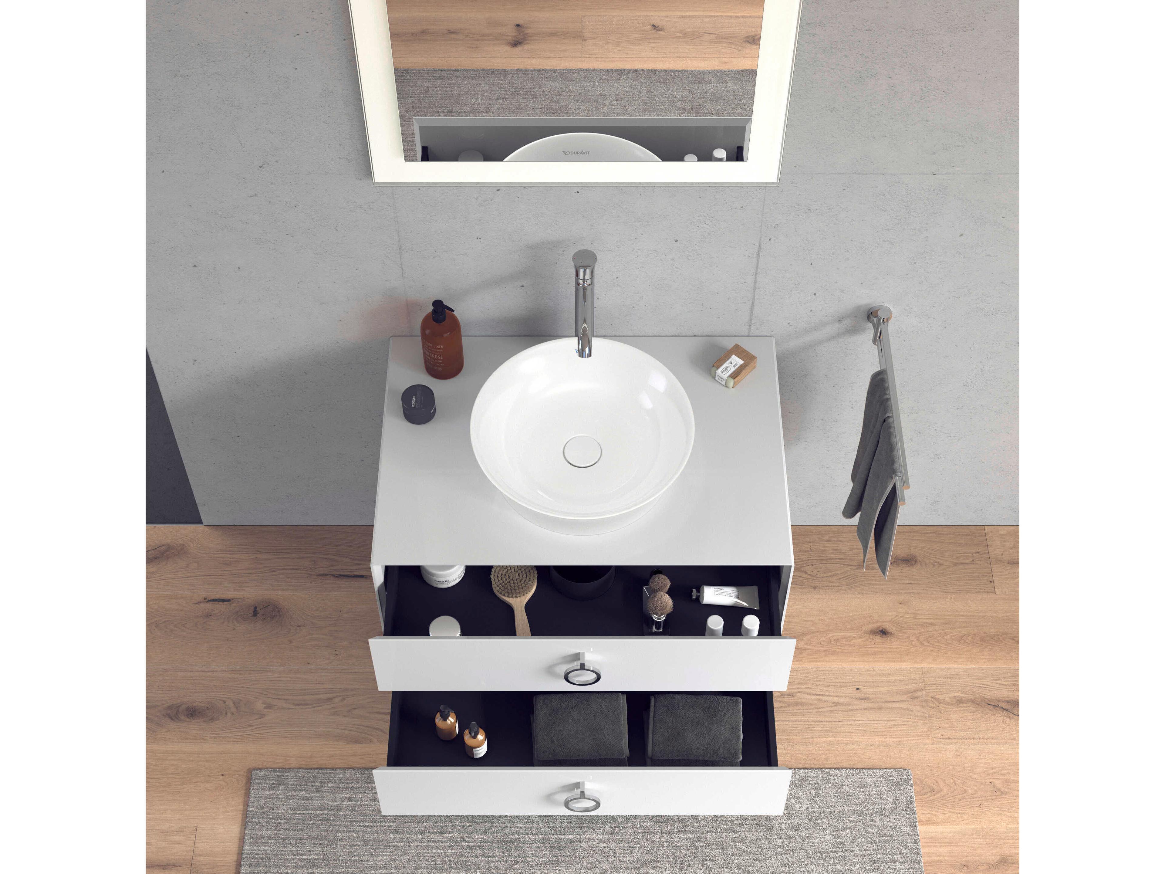 Duravit White Tulip 32'' White High Gloss Vanity Unit