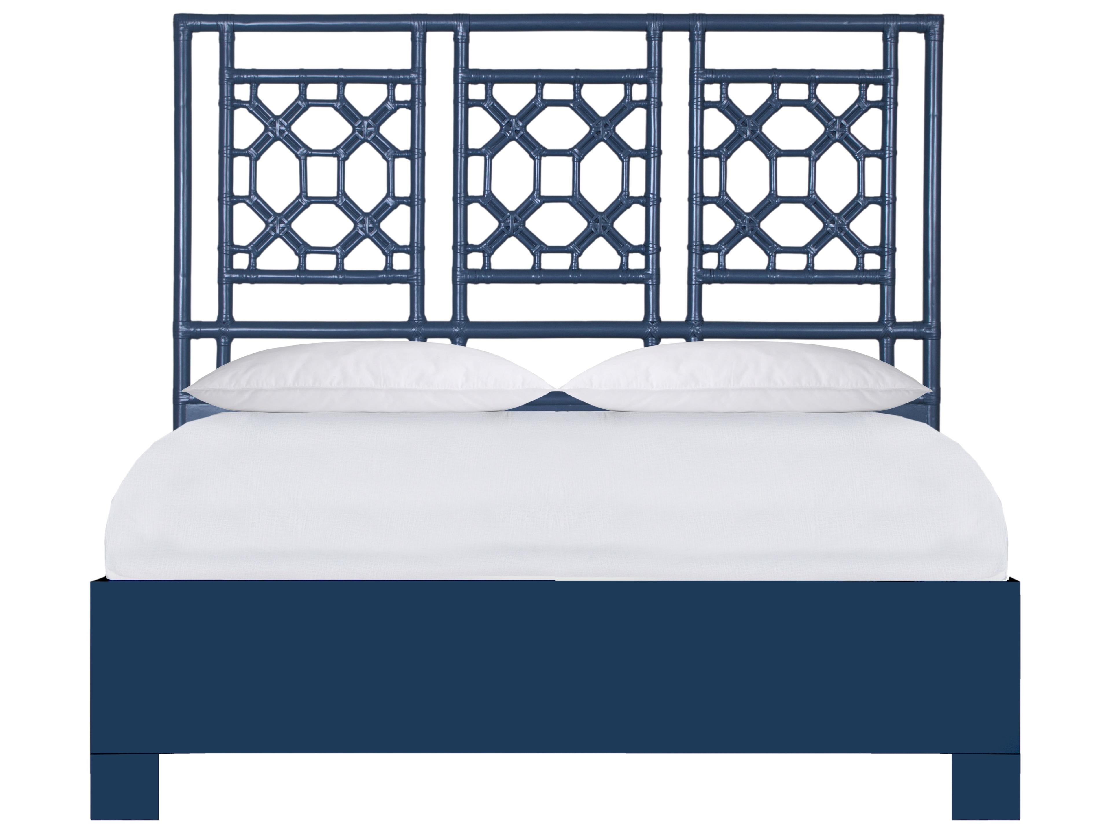 David Francis Lattice Back Bed Queen, Standard