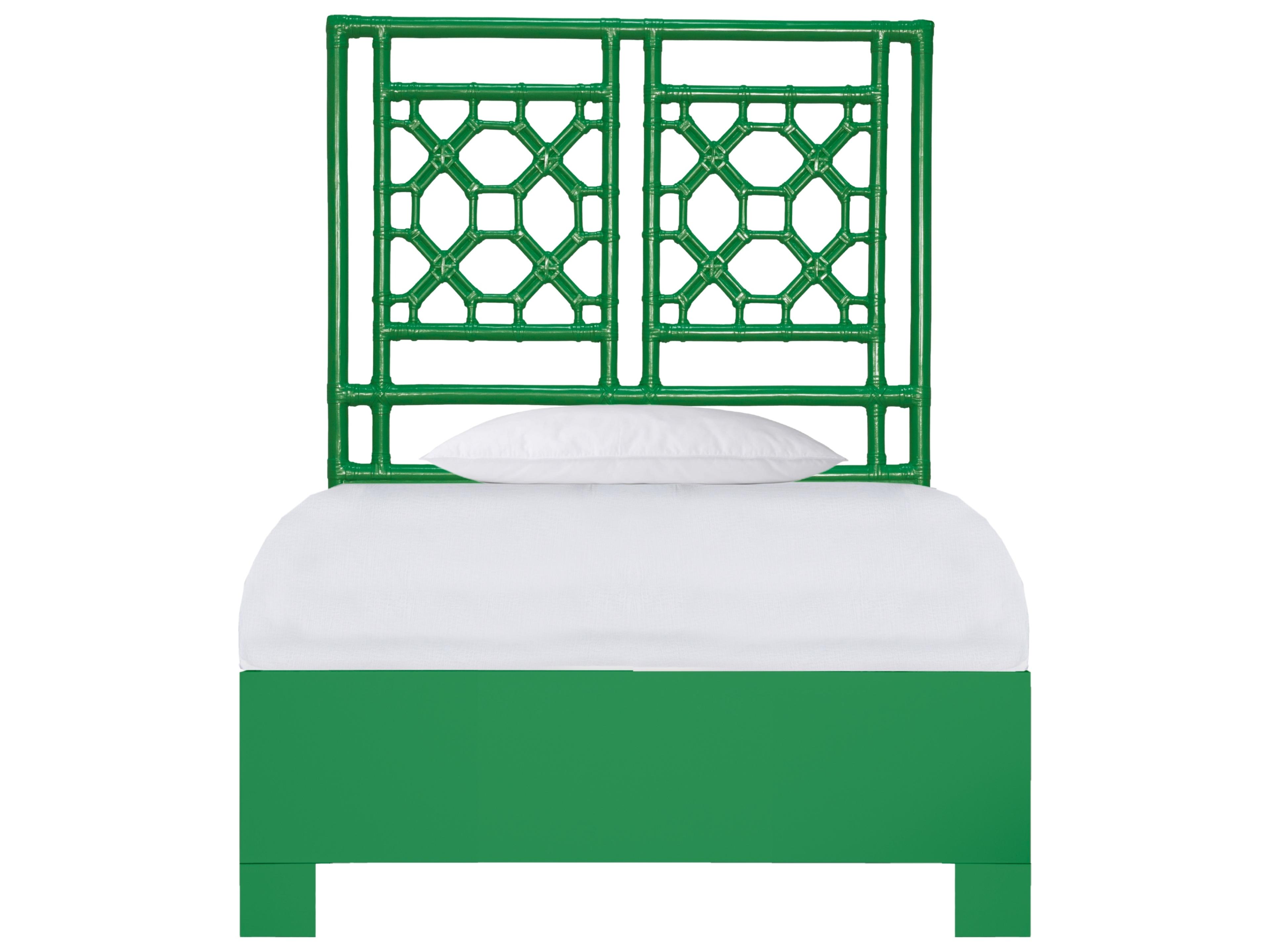 David Francis Lattice Back Bed Twin, Standard