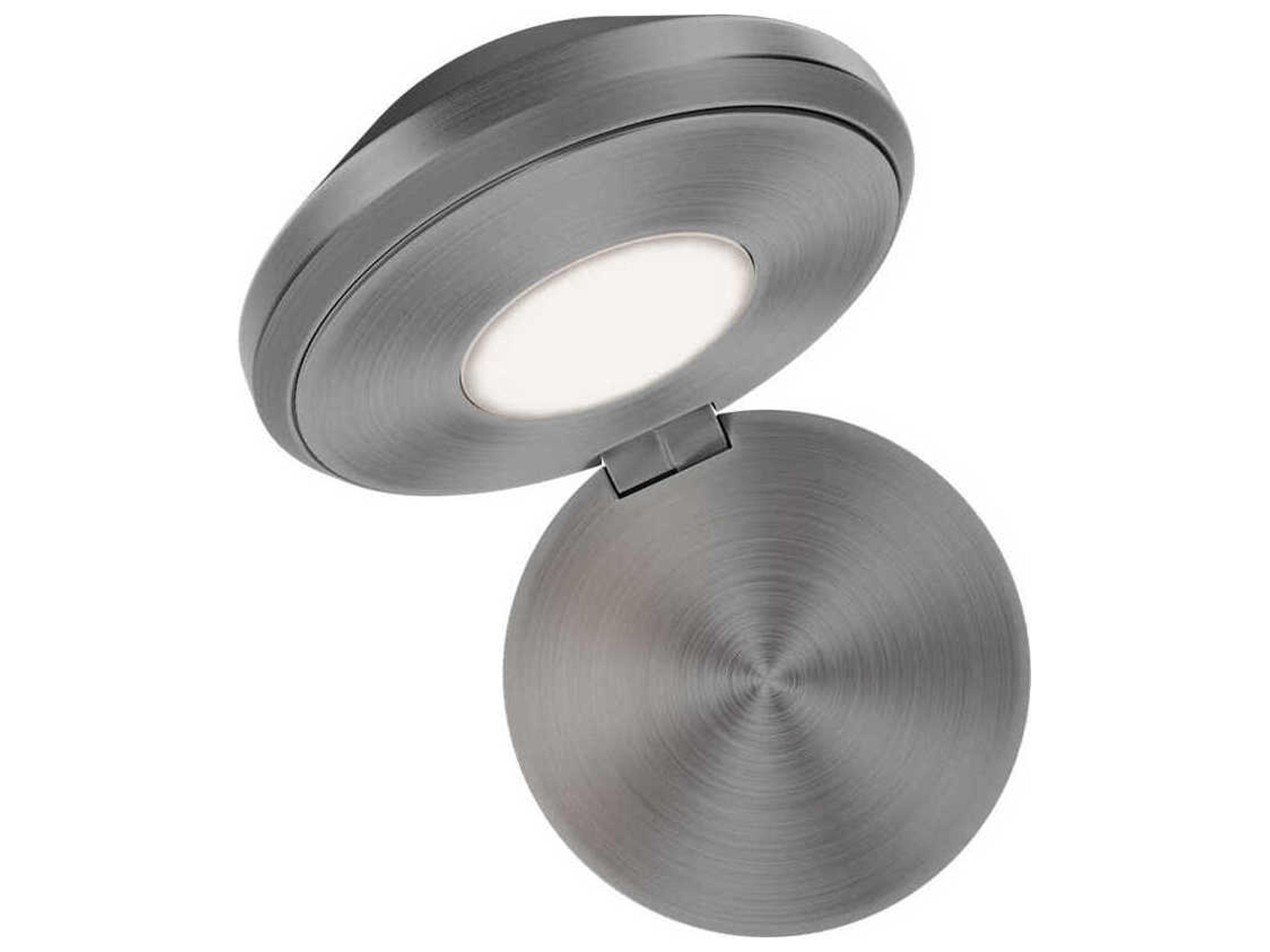 Flipside 1-Light Brushed Nickel Wall Sconce