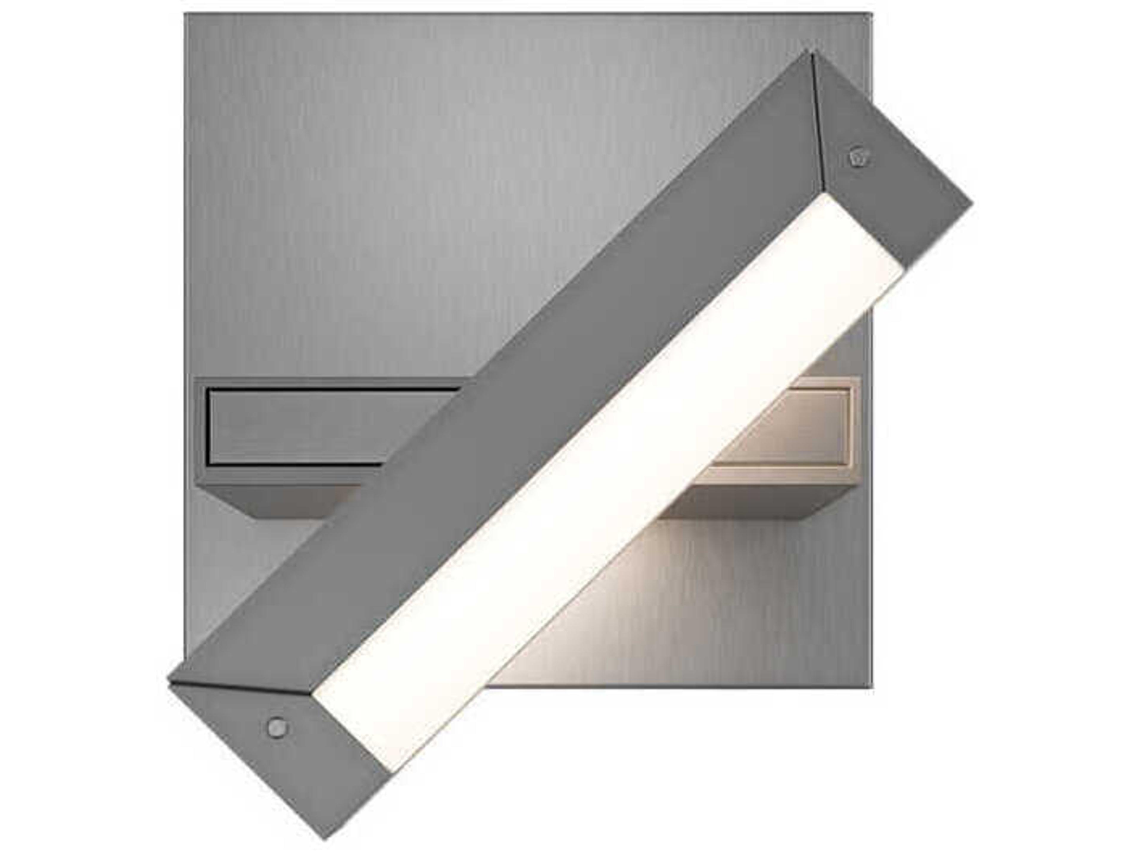 dweLED by WAC Lighting Mantel 1-Light Brushed Nickel Wall Sconce