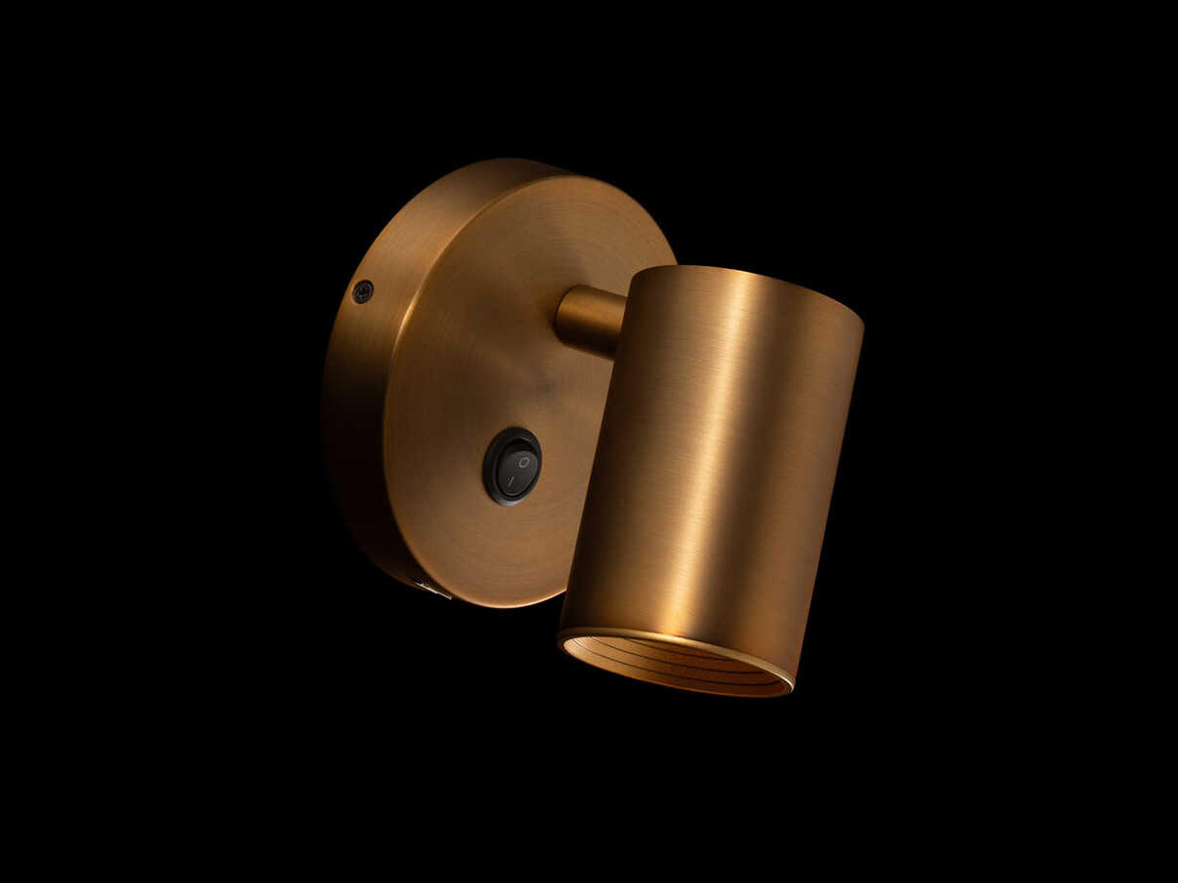 dweLED by WAC Lighting Kepler 1-Light Aged Brass Glass LED Wall Sconce