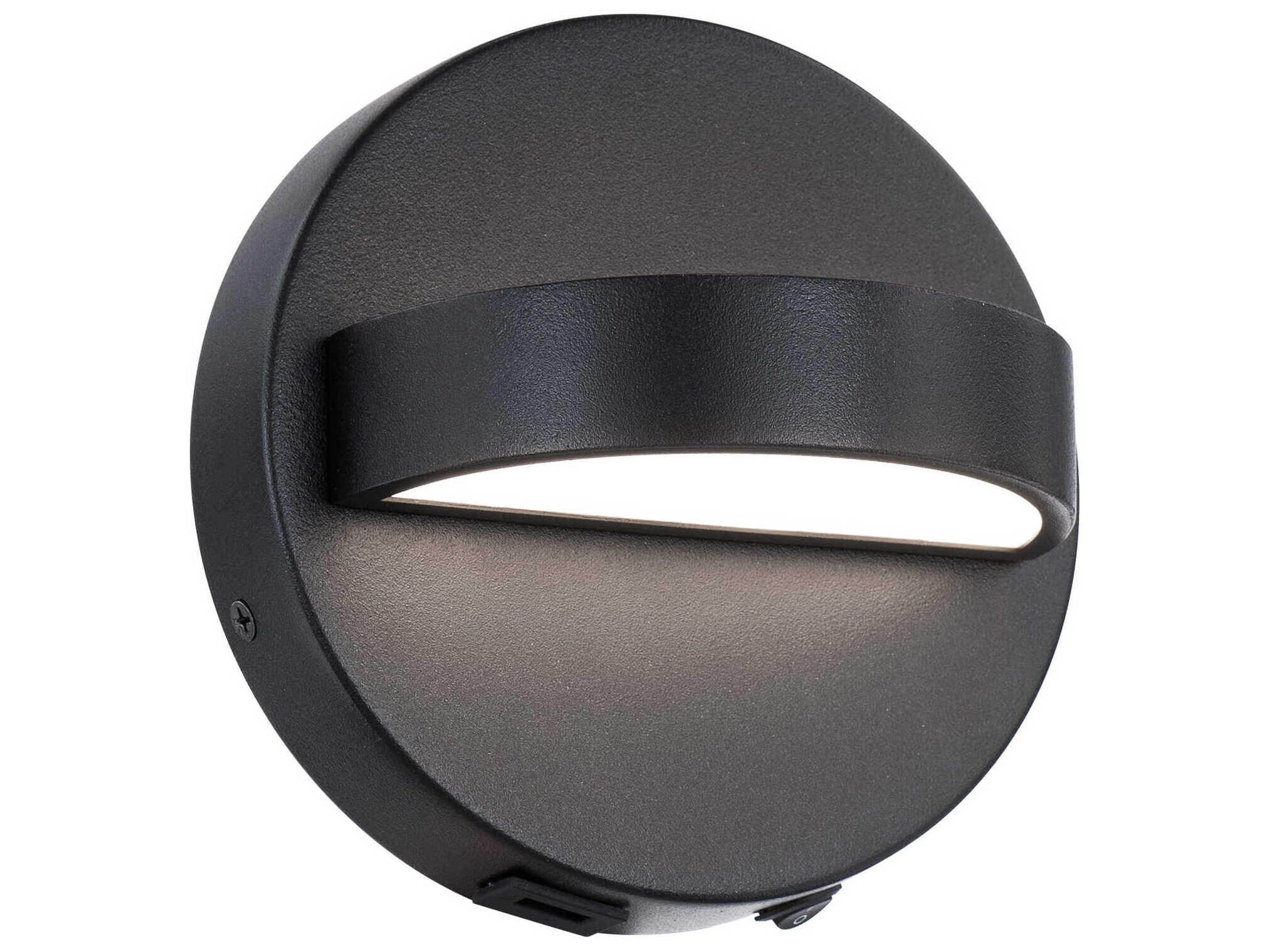 Wink LED Wall Sconce with USB Port Black