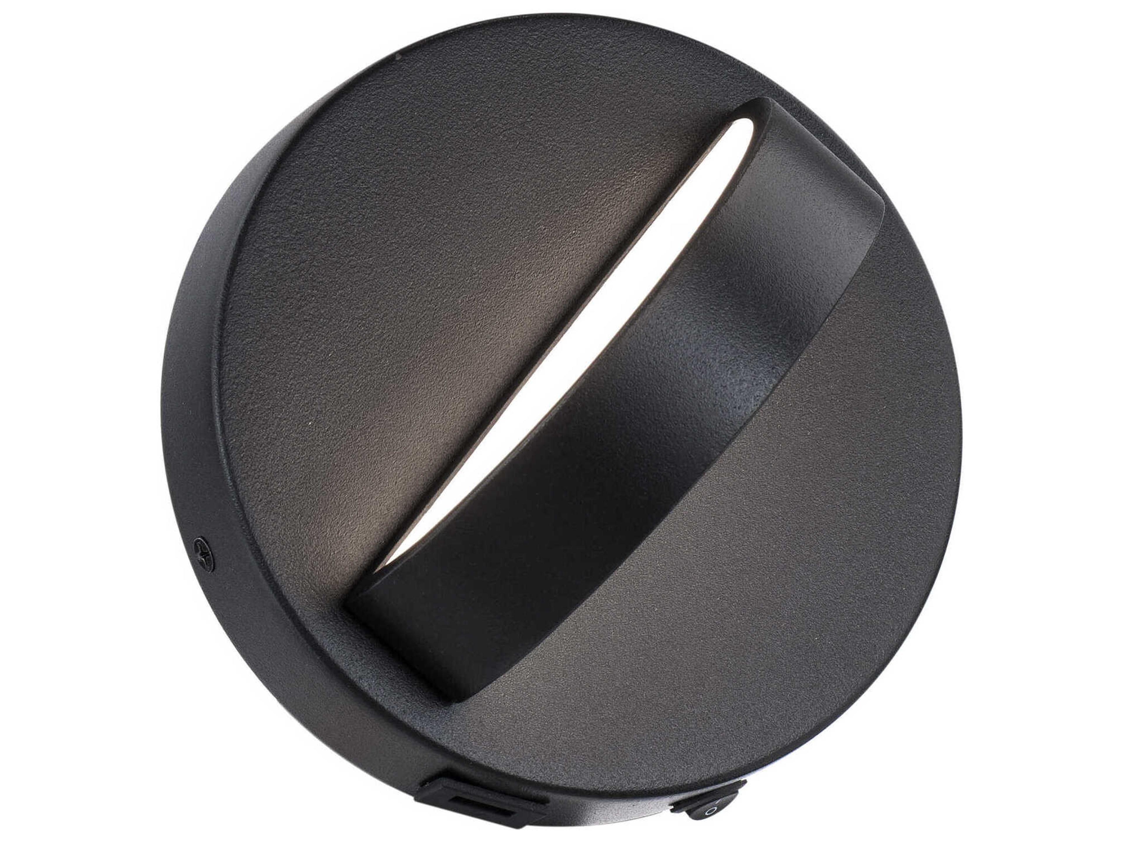 dweLED by WAC Lighting Wink 1-Light Black Wall Sconce