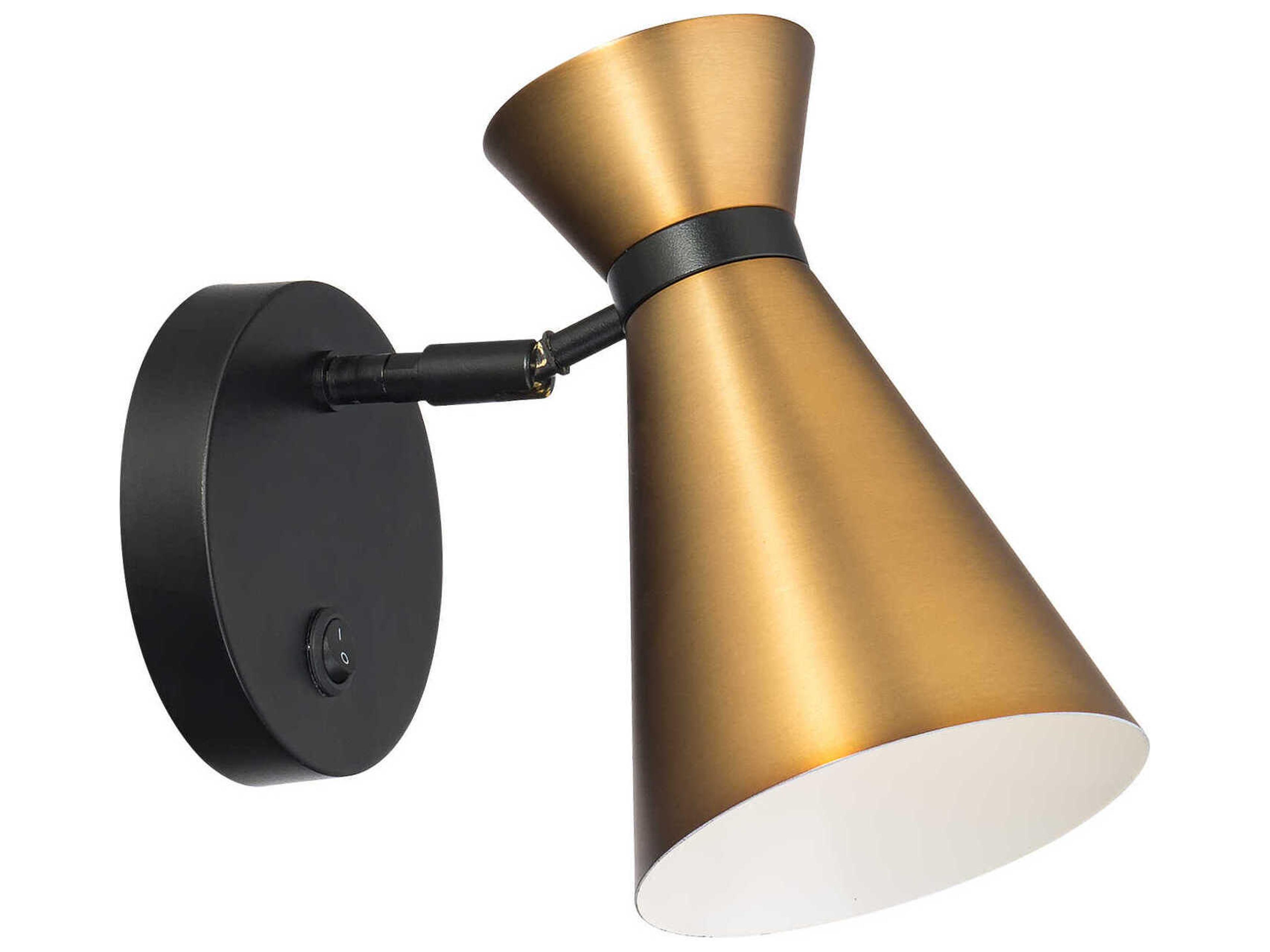 dweLED Pin Up LED Wall Sconce Adjustable Swing Arm