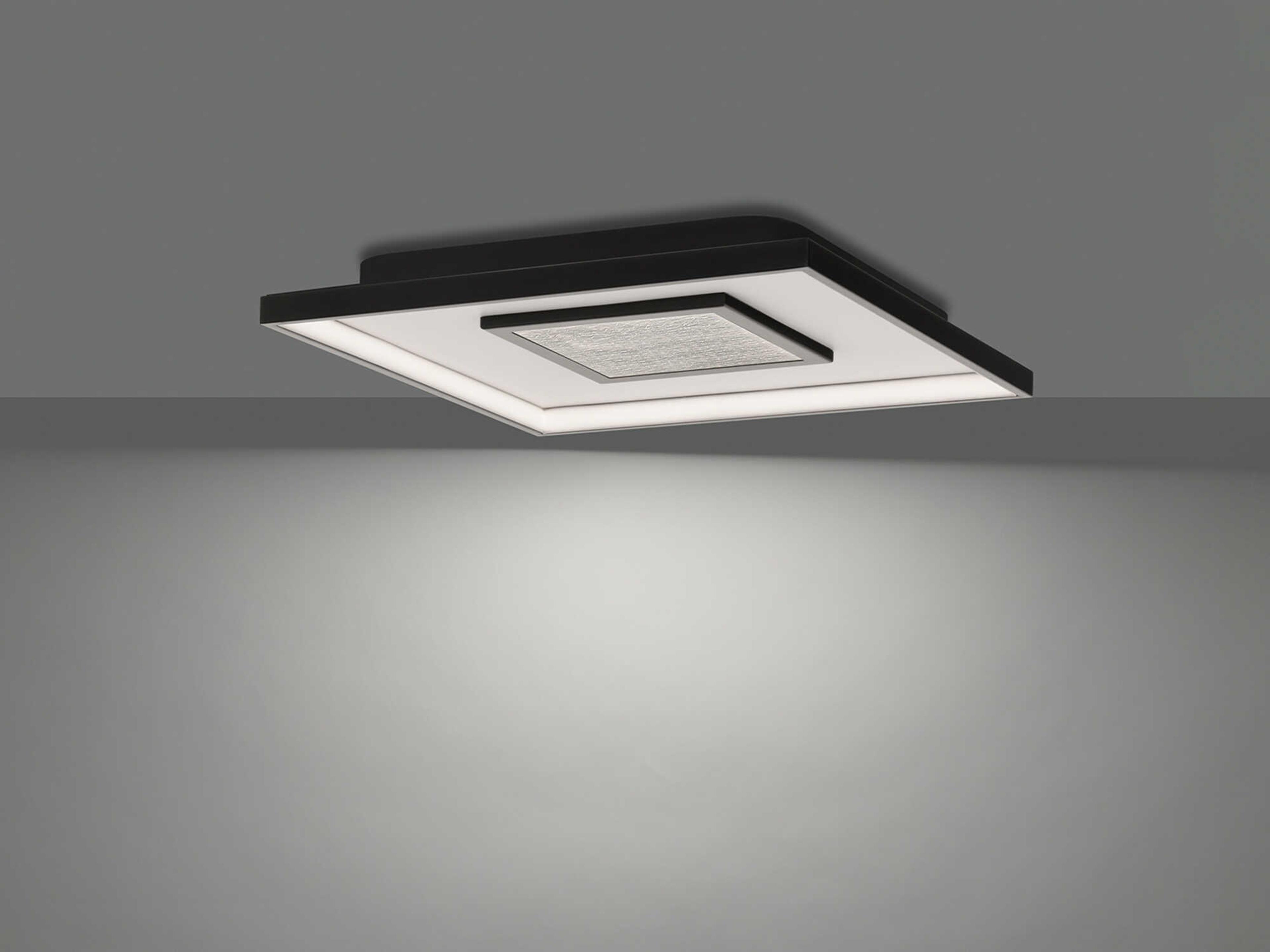 dweLED by WAC Lighting Pinpoint 1-Light Black Geometric Flush Mount