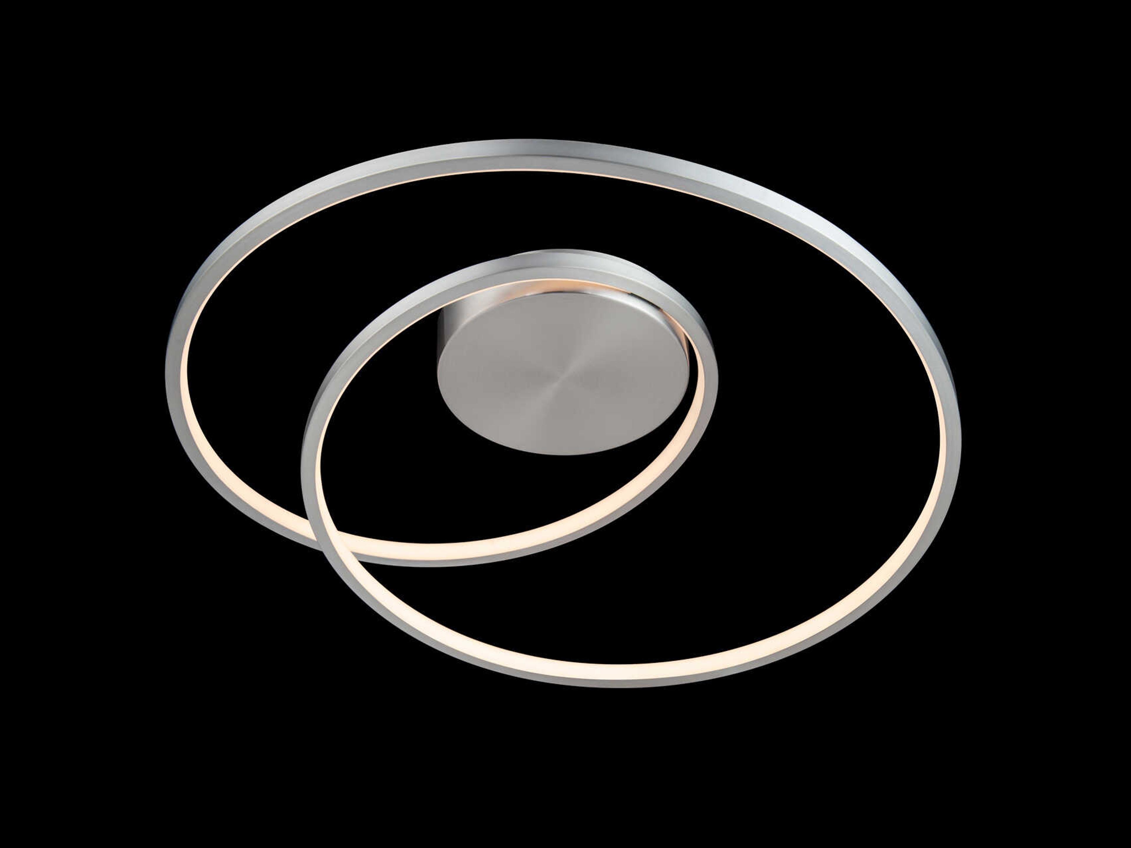 dweLED by WAC Lighting Marques 1-Light Brushed Nickel LED Round Flush Mount