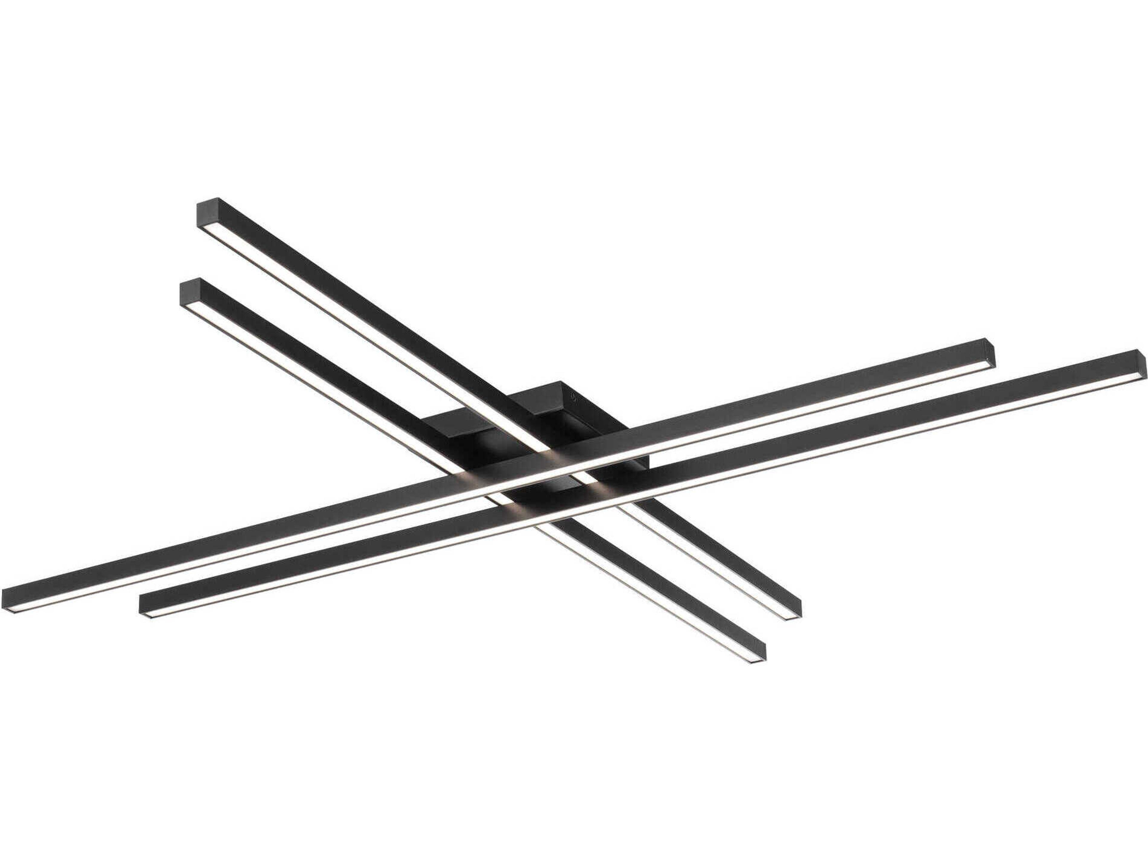 Parallax LED Flush Mount Geometric Linear Light