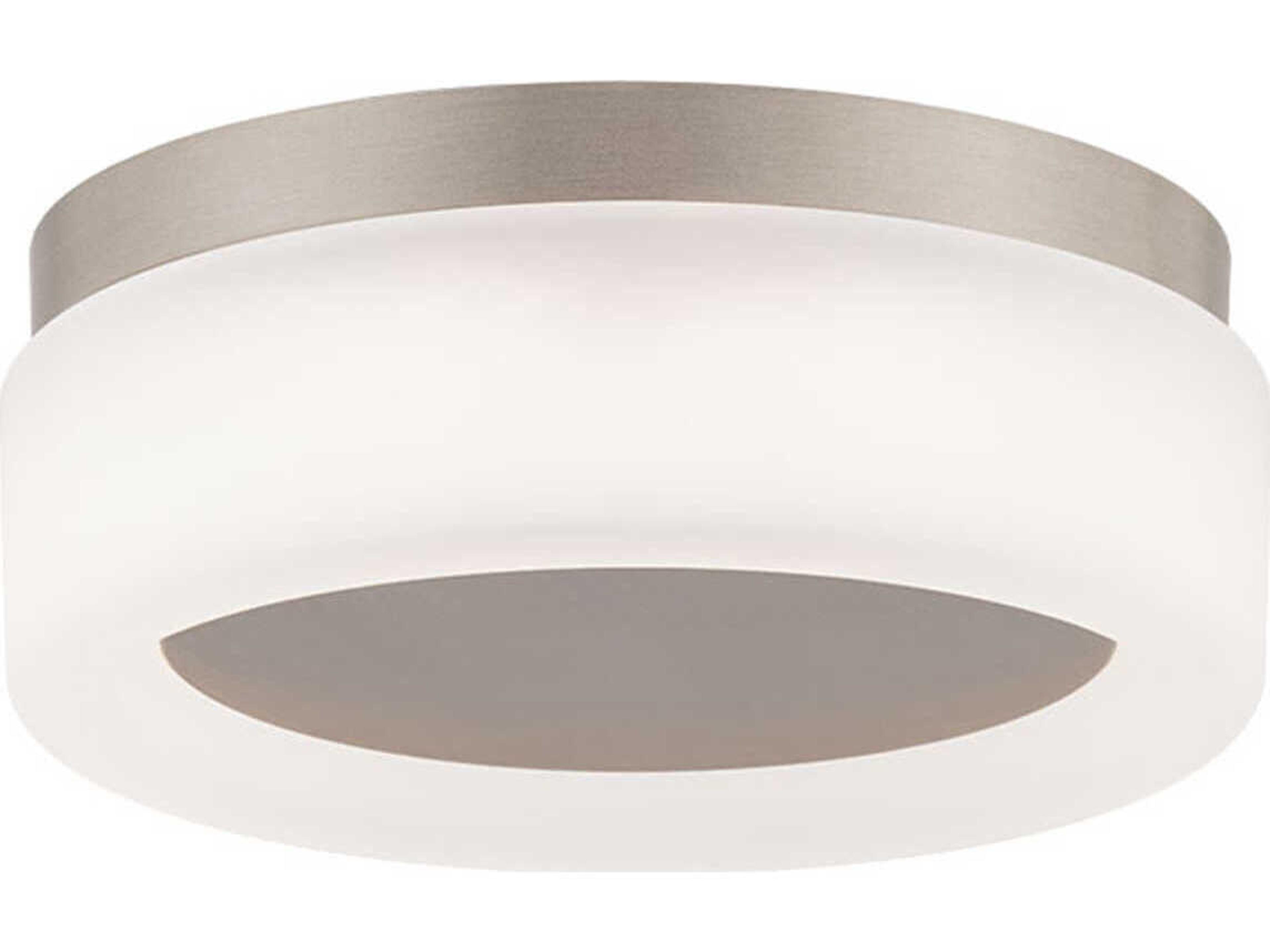 Bonham 1-Light Brushed Nickel Drum Flush Mount