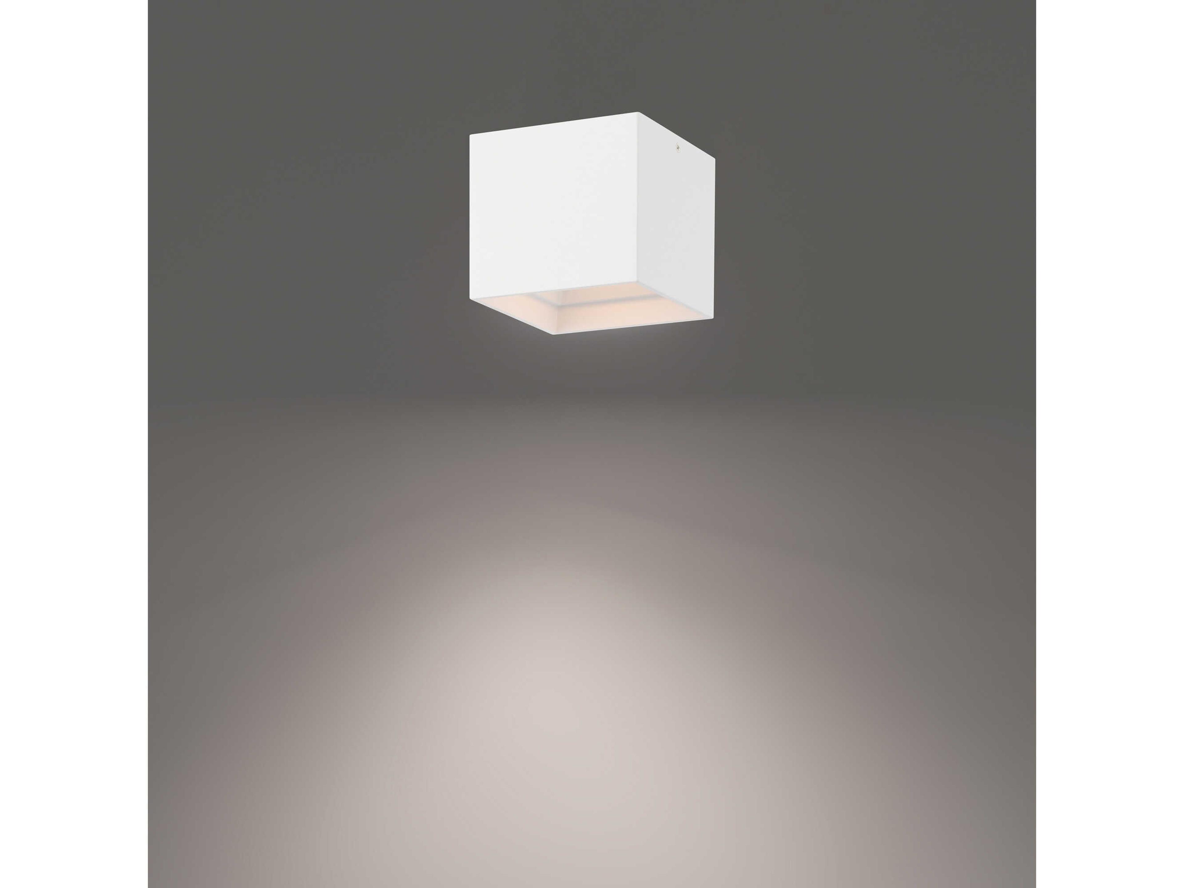 dweLED by WAC Lighting Downtown 1-Light Black Glass LED Flush Mount