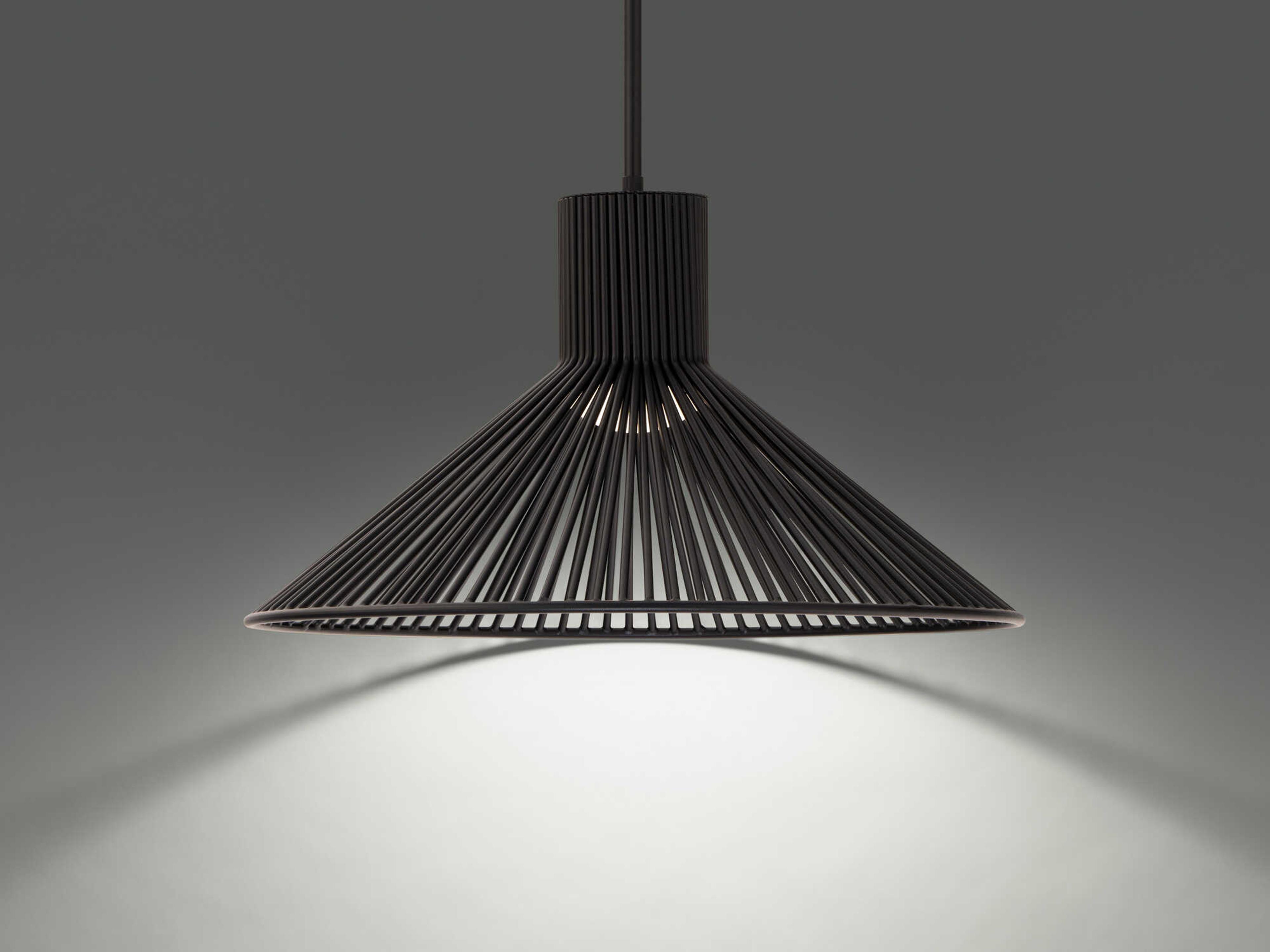 dweLED by WAC Lighting Cappe 1-Light Black Pendant