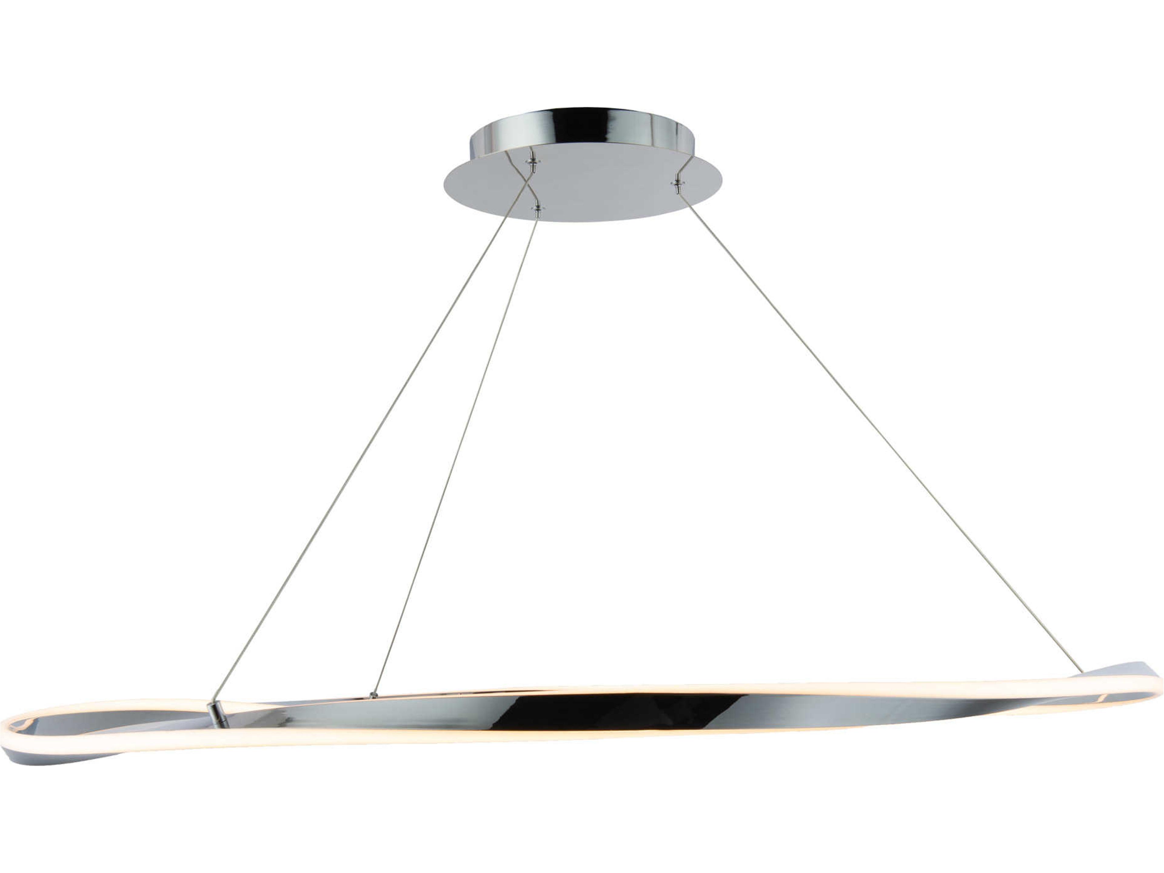 dweLED by WAC Lighting Eternal 1-Light Chrome LED Pendant