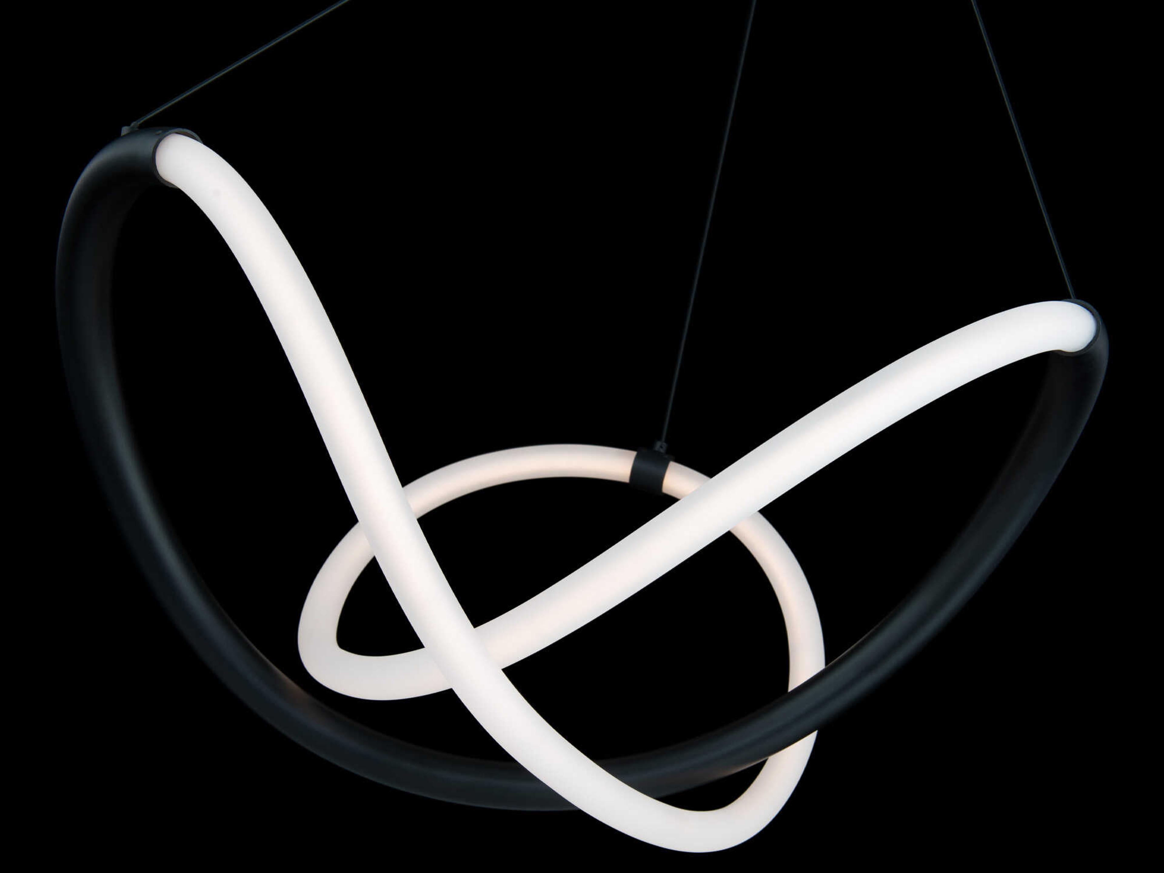 dweLED by WAC Lighting Solo 1-Light Black LED Pendant