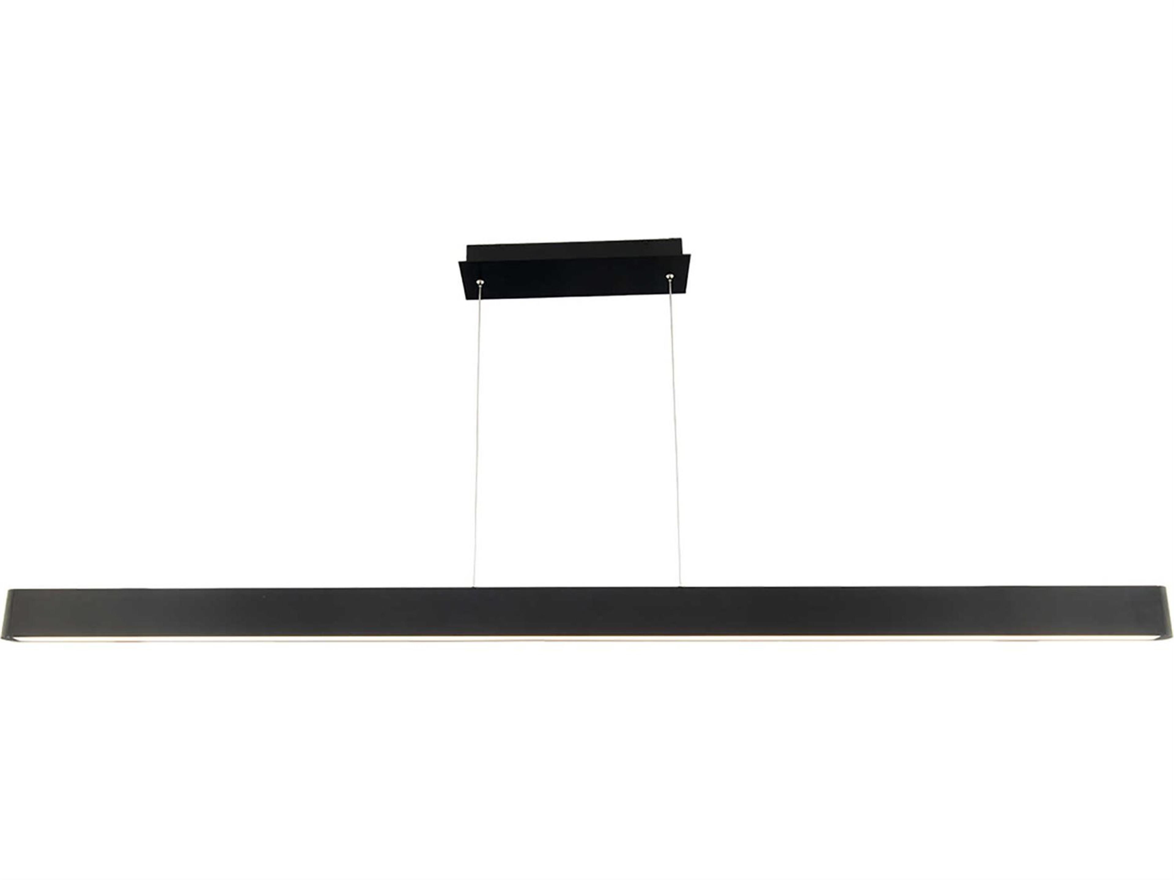dweLED by WAC Lighting Volo 1-Light Black LED Linear Island Pendant