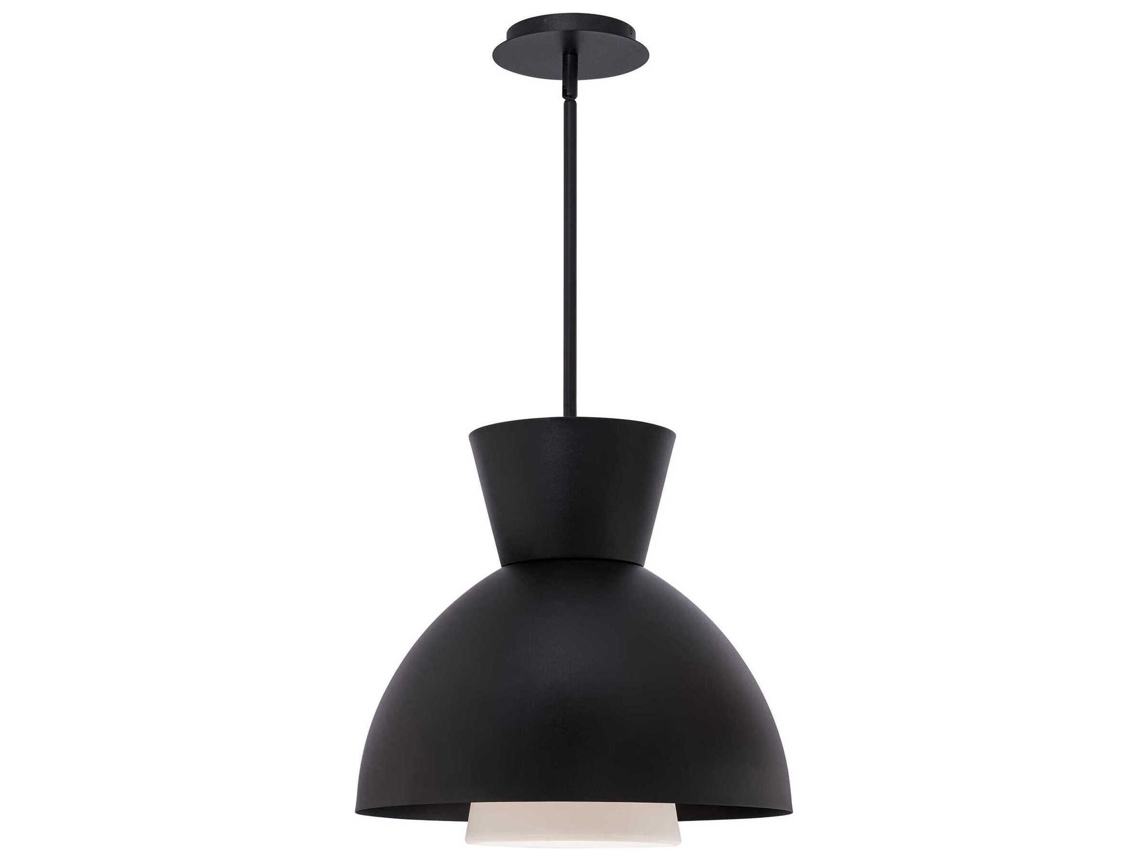 dweLED by WAC Lighting Carafe 1-Light Black LED Pendant