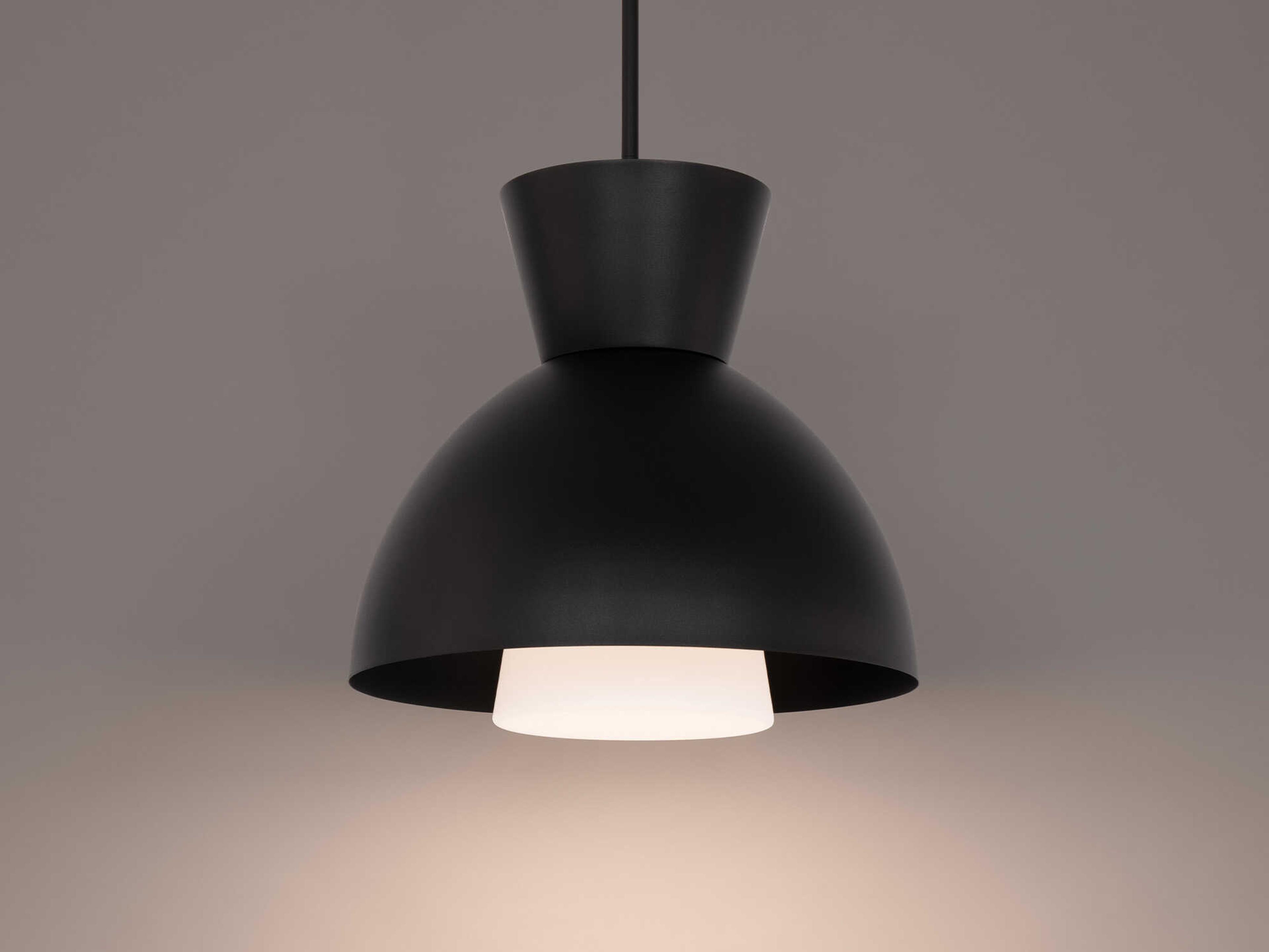 dweLED by WAC Lighting Carafe 1-Light Black LED Pendant