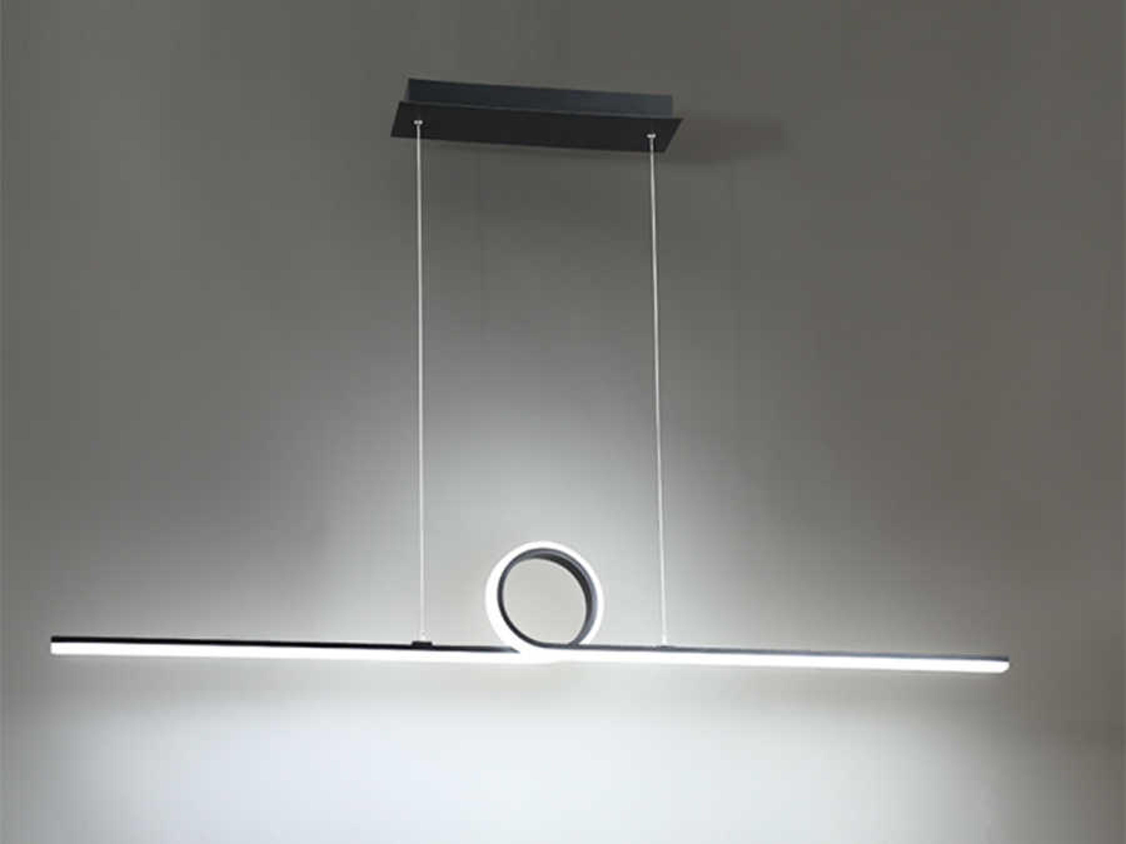 dweLED by WAC Lighting Loophole 1-Light Black LED Island Pendant