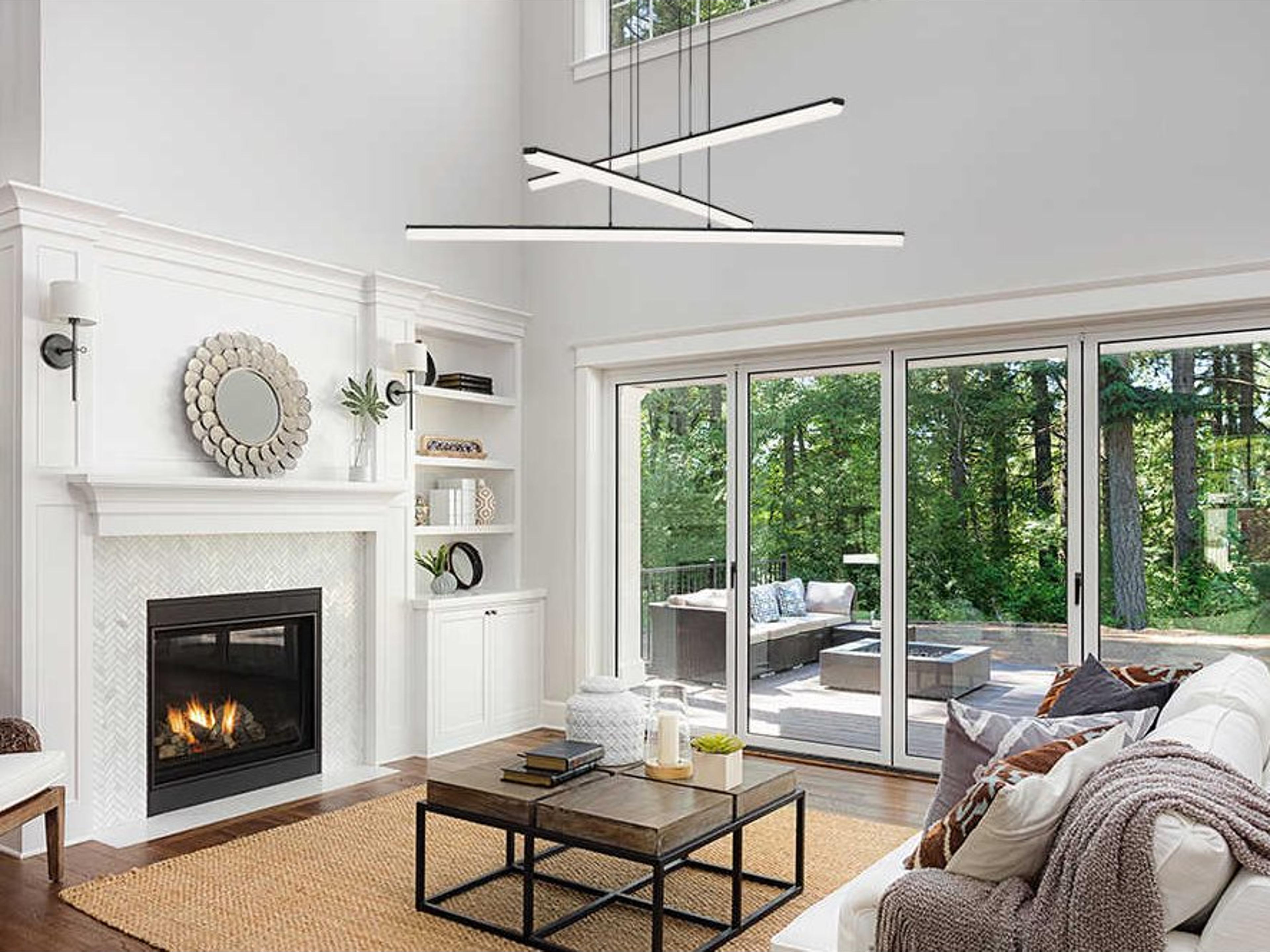 dweLED by WAC Lighting Stack 1-Light Black LED Pendant