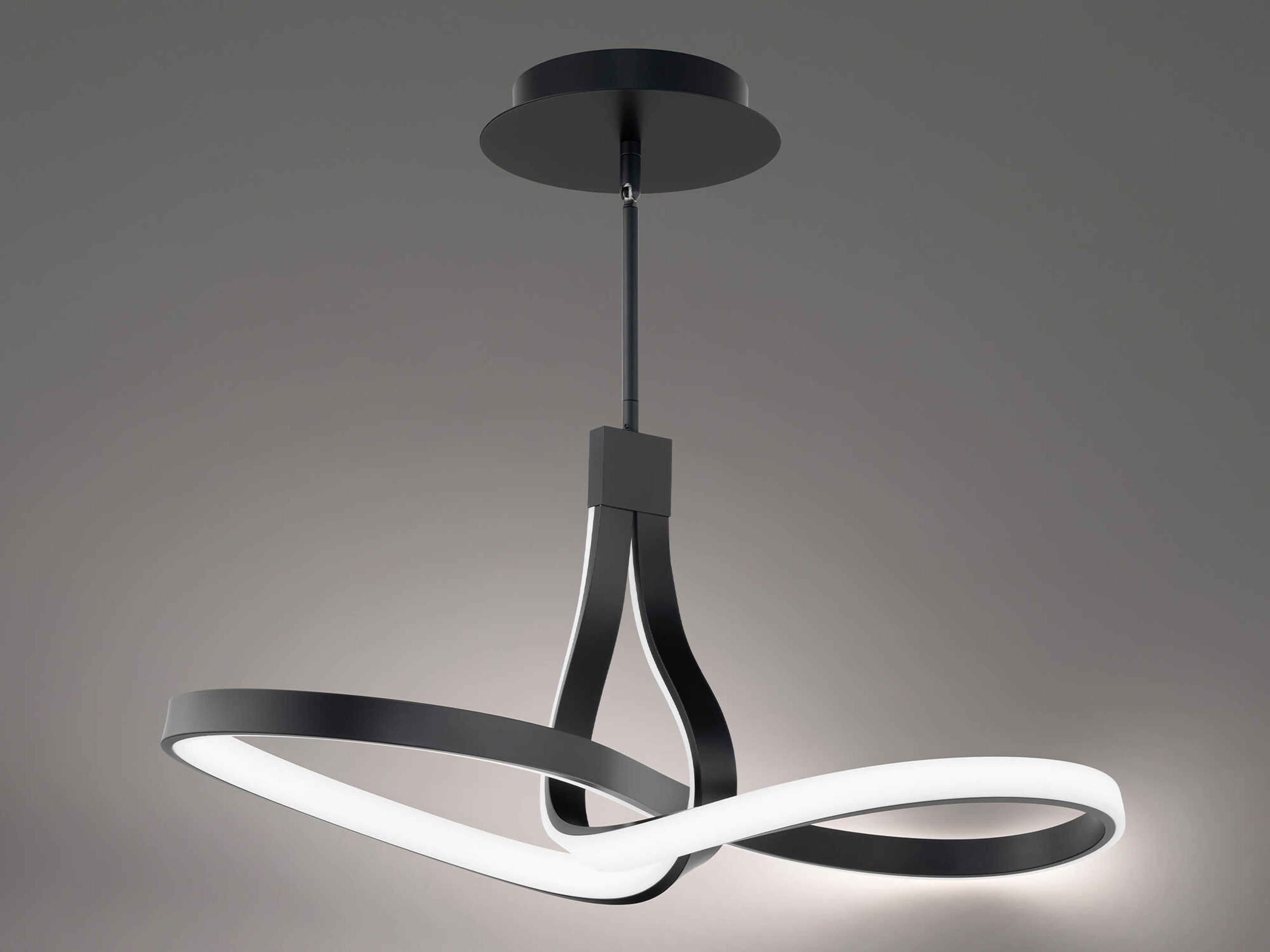 dweLED by WAC Lighting Mobius 1-Light Black Pendant